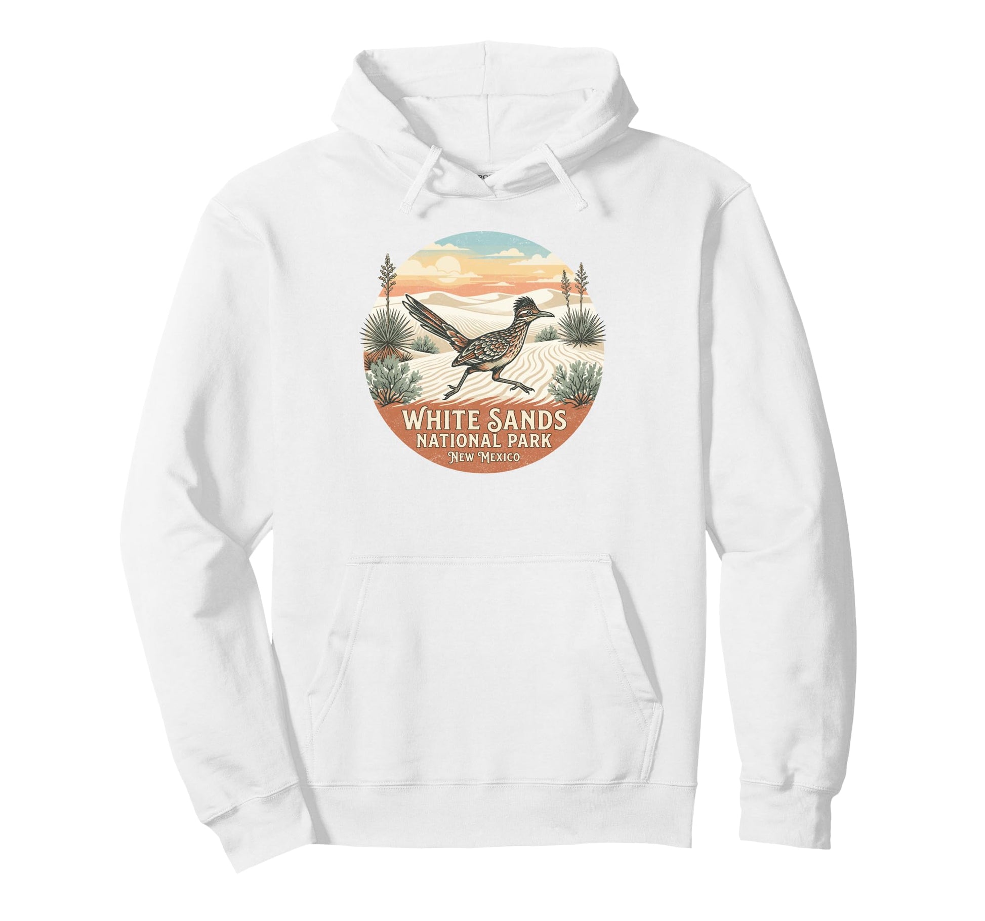 White Sands National Park New Mexico Hoodie - Fun Novelty Design for Adults - T-Shirt, Sweatshirt, Hoodie