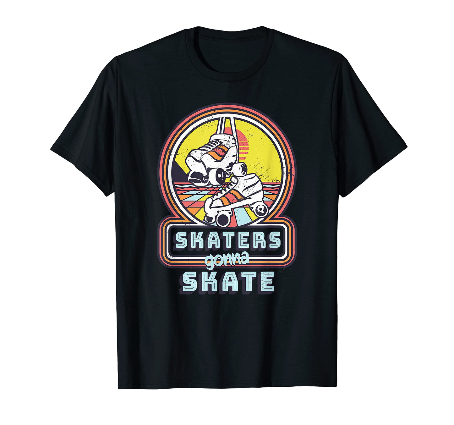 80S 70S Skaters Gonna Skate Disco T-Shirt - Minimalist Print Men Women - T-Shirt, Sweatshirt, Hoodie