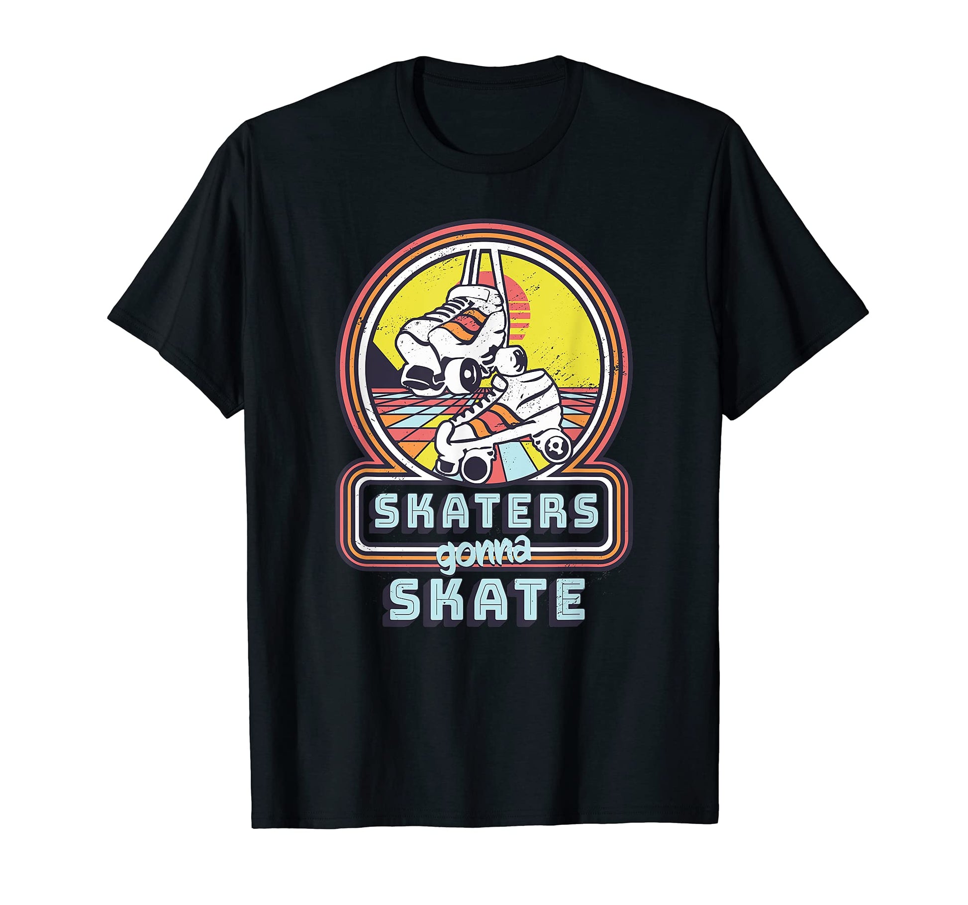80S 70S Skaters Gonna Skate Disco T-Shirt - Minimalist Print Men Women - T-Shirt, Sweatshirt, Hoodie