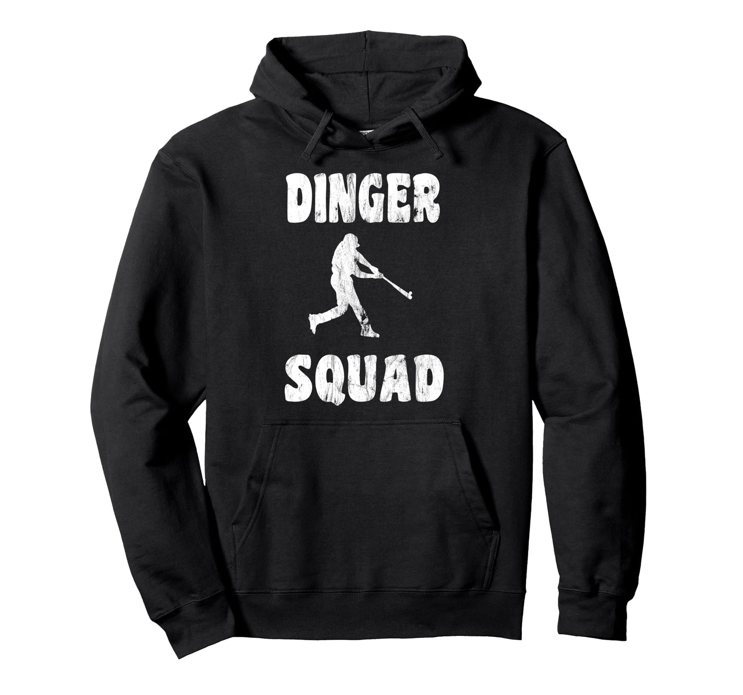Homerun Dinger Hr Batter Bat Ball Field Hoodie - Graphic Print for Adults - T-Shirt, Sweatshirt, Hoodie