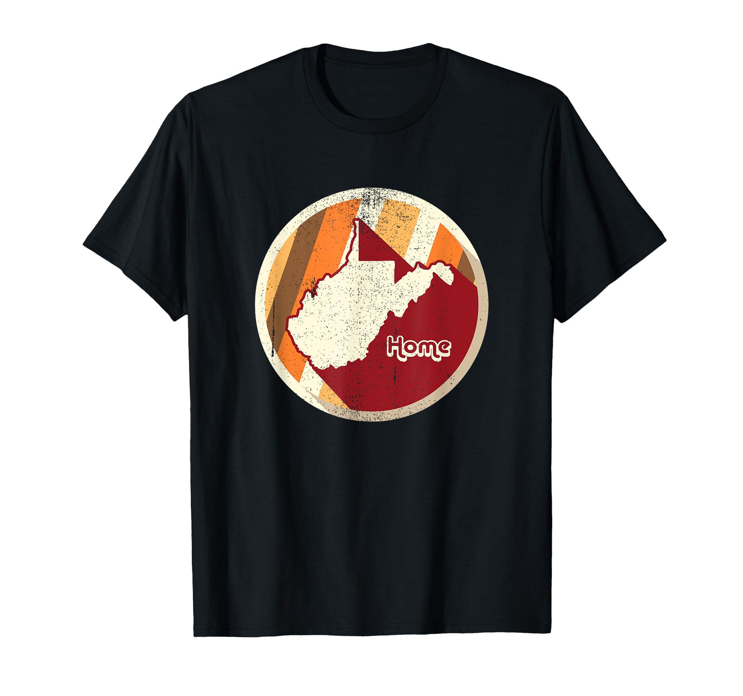 West Virginia Wv Home State Red T-Shirt - Unique Graphic for Adults - T-Shirt, Sweatshirt, Hoodie