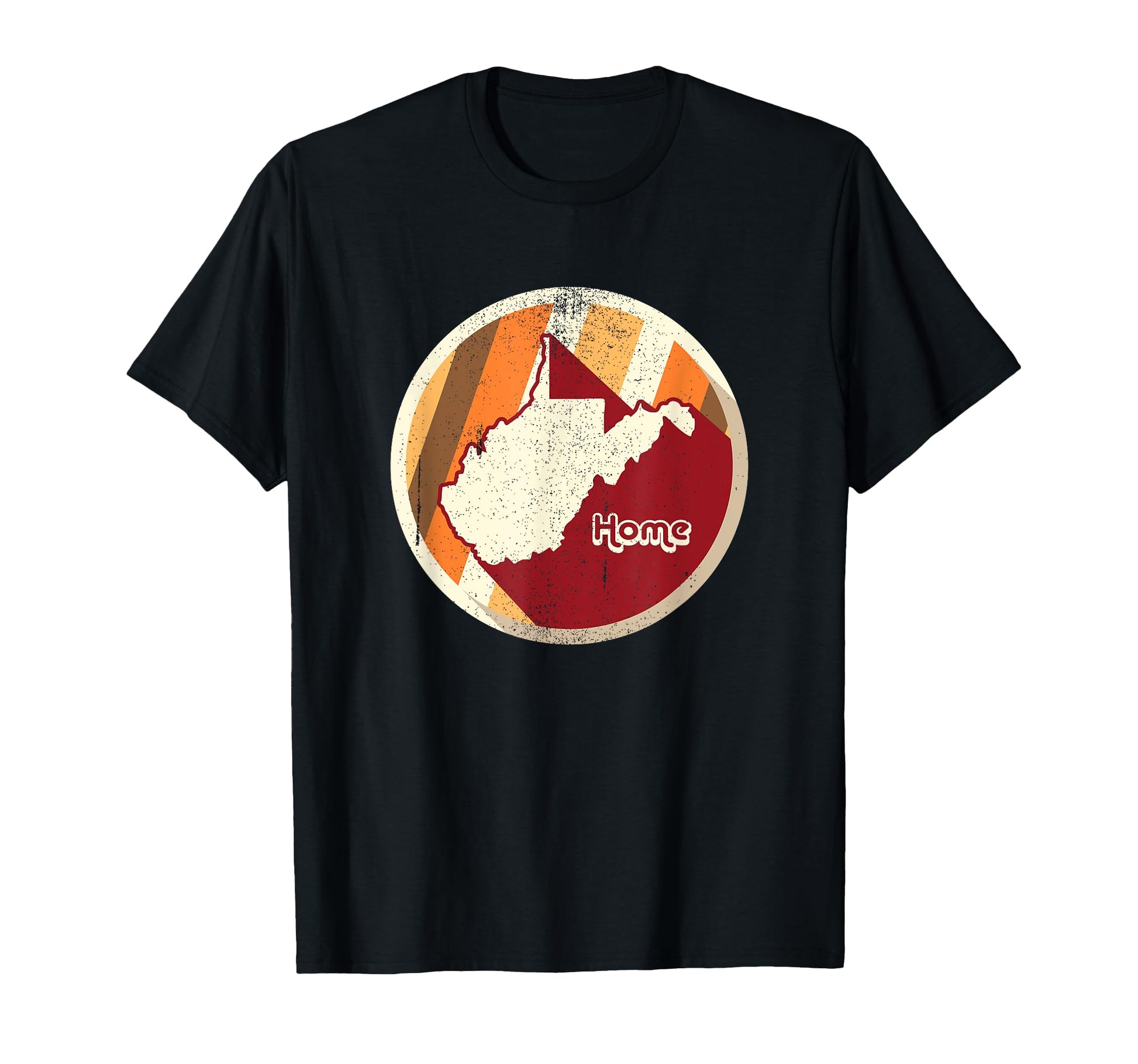 West Virginia Wv Home State Red T-Shirt - Unique Graphic for Adults - T-Shirt, Sweatshirt, Hoodie