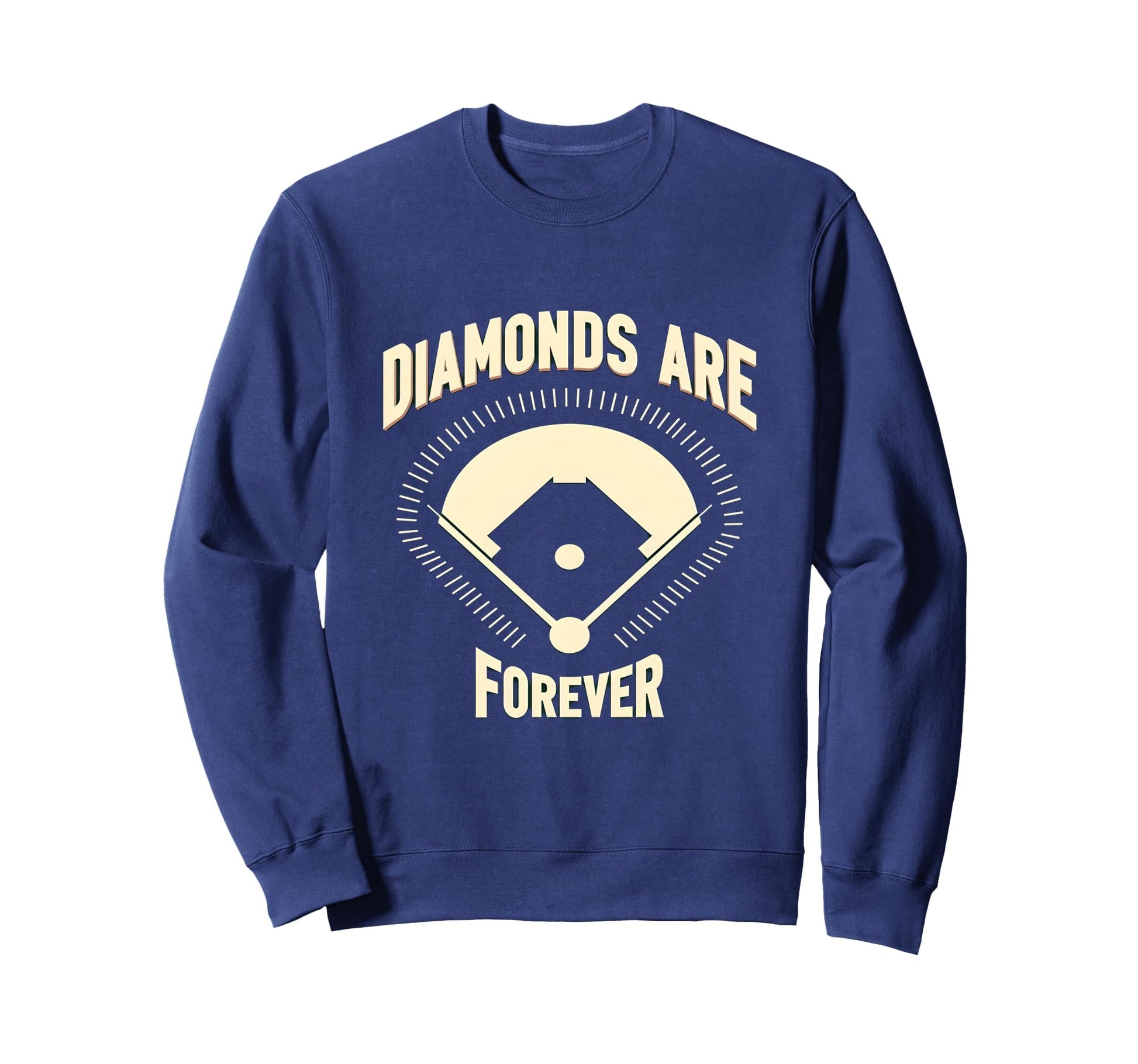 Diamonds Are Forever Softball Lover Sweatshirt - Unique Graphic for Adults - T-Shirt, Sweatshirt, Hoodie