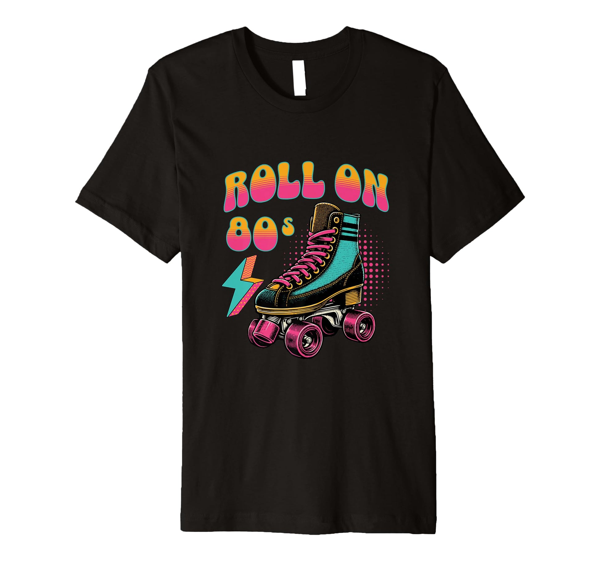 Roll 80S Rollerskating Vibe Skate T-Shirt - Streetwear Style Men Women - T-Shirt, Sweatshirt, Hoodie