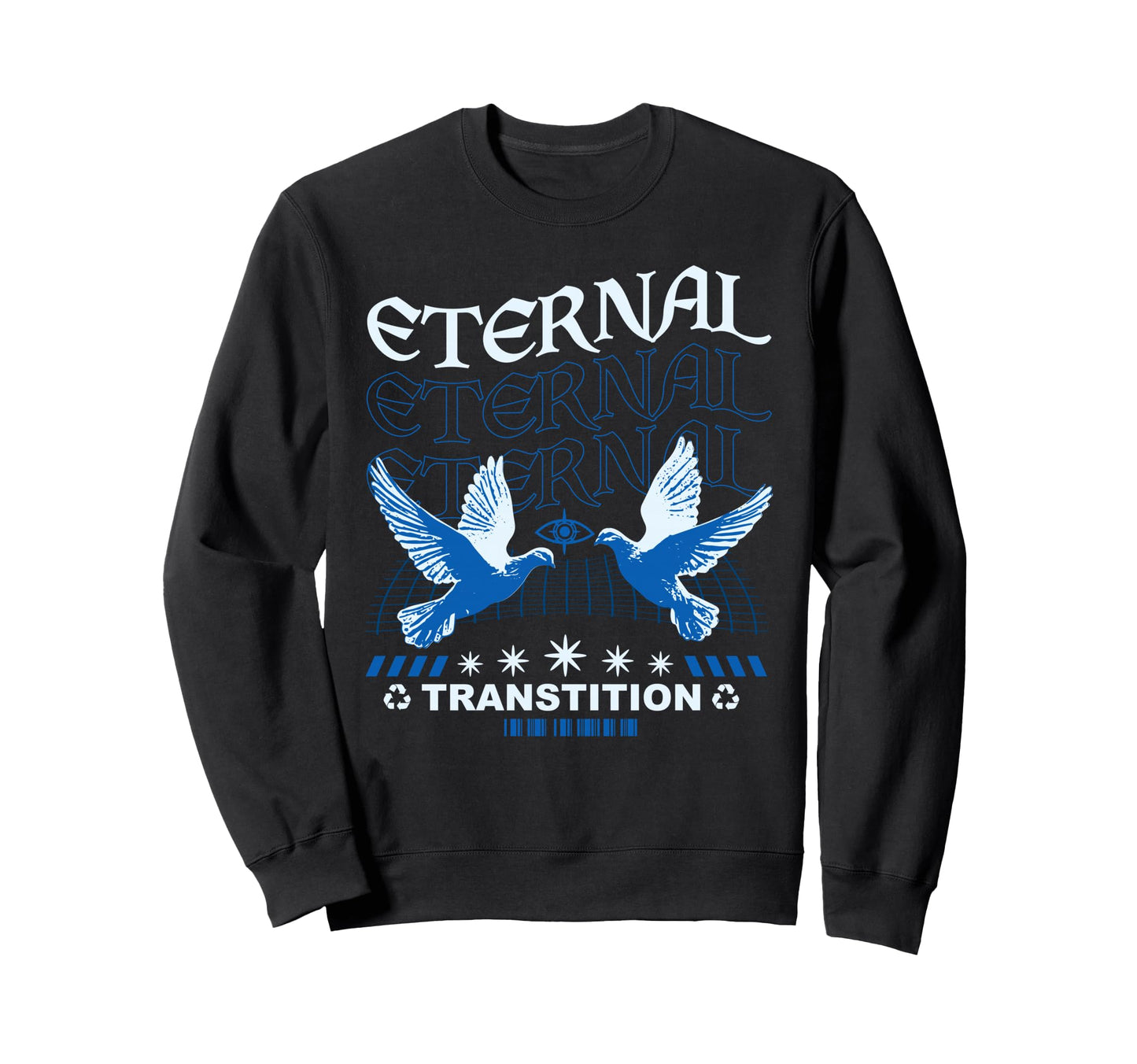 Y2K Eternal Bold Urban Sweatshirt - Casual Everyday Wear Men Women - T-Shirt, Sweatshirt, Hoodie