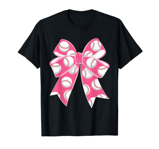 Baseball Coquette Bow Baseball Mom Mama T-Shirt - Trendy Graphic Men Women - T-Shirt, Sweatshirt, Hoodie