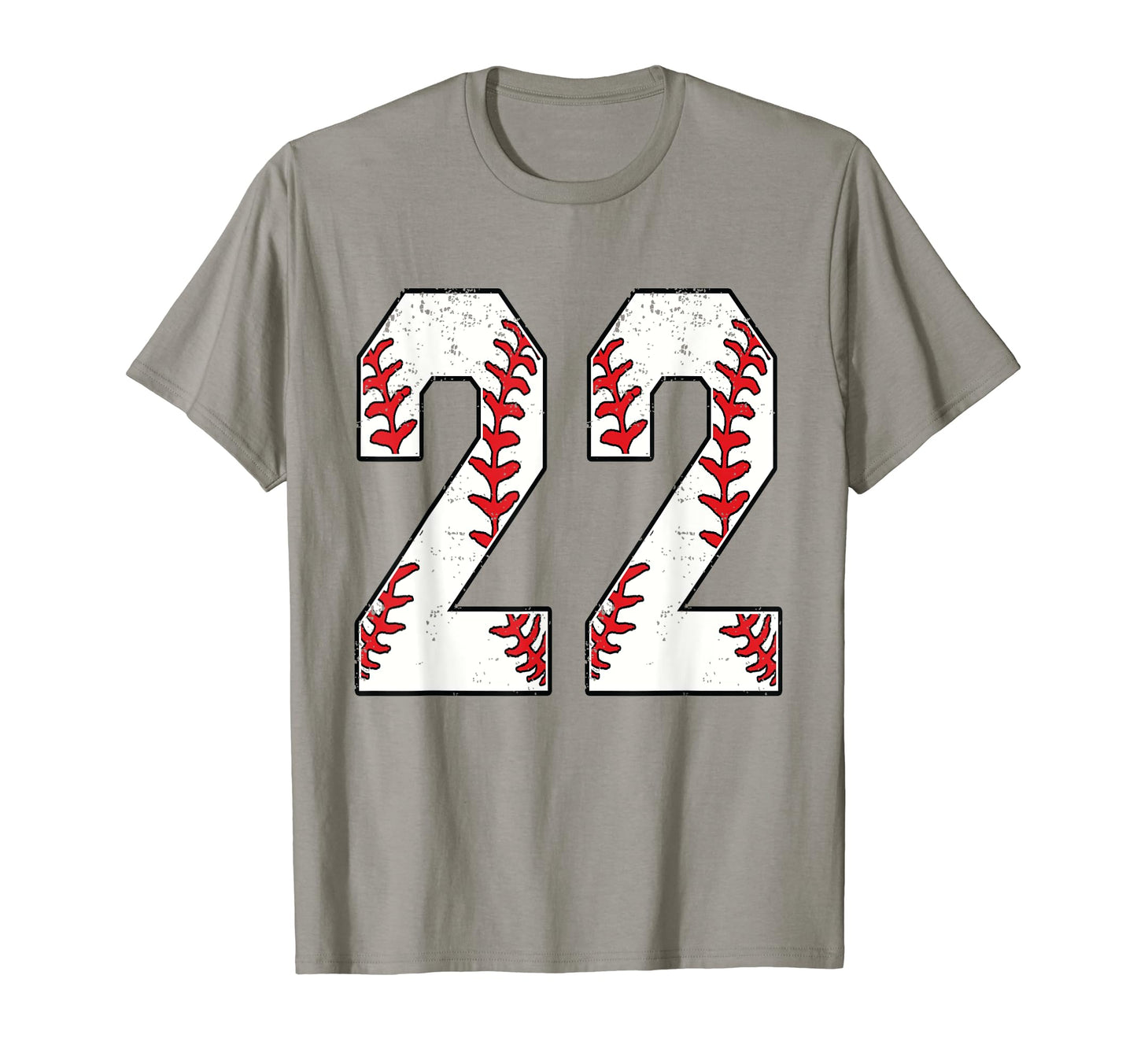 Number 22 Baseball 22 Jersey Number T-Shirt - Graphic Print Unisex - T-Shirt, Sweatshirt, Hoodie