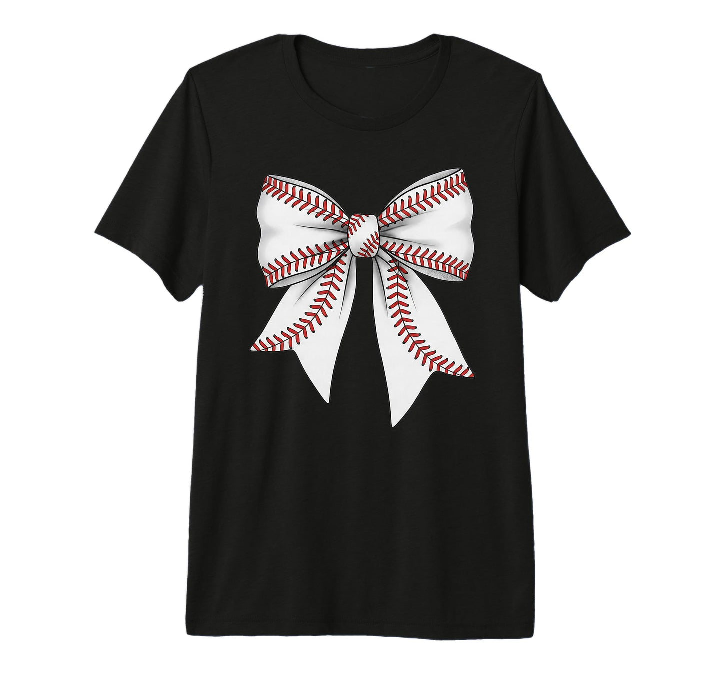 Baseball Coquette Bow Game Day Mama T-Shirt - Minimalist Print Men Women - T-Shirt, Sweatshirt, Hoodie