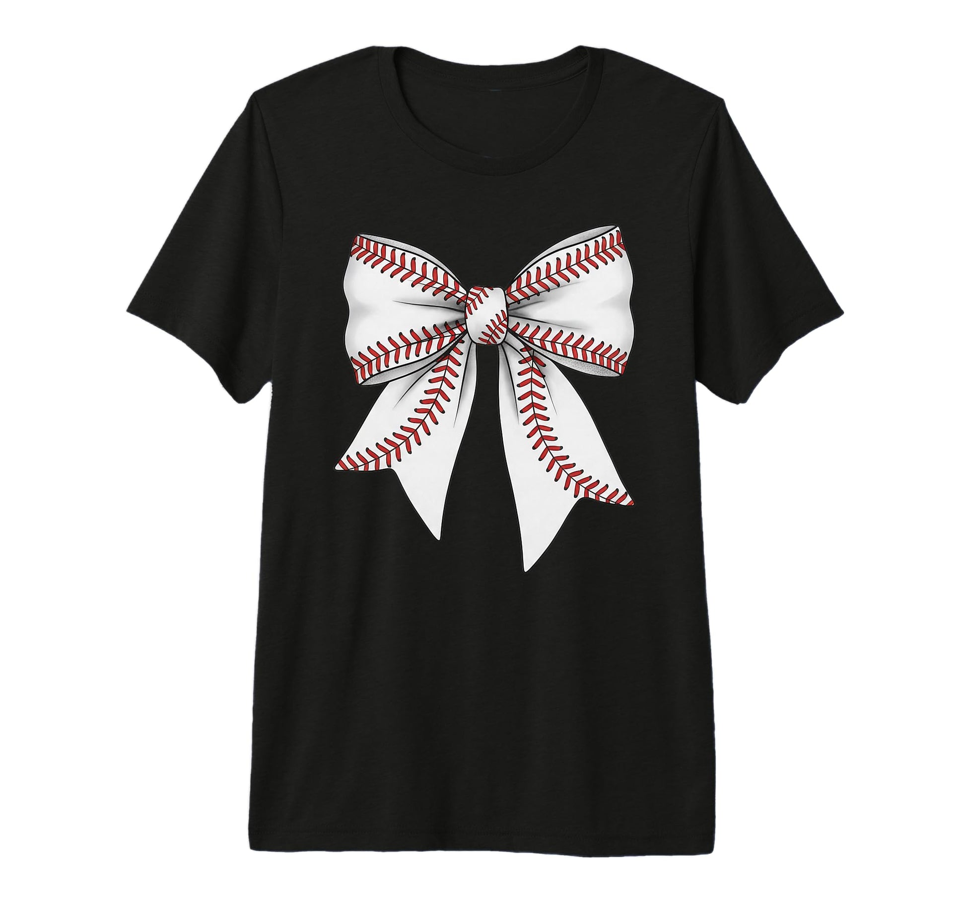 Baseball Coquette Bow Game Day Mama T-Shirt - Minimalist Print Men Women - T-Shirt, Sweatshirt, Hoodie