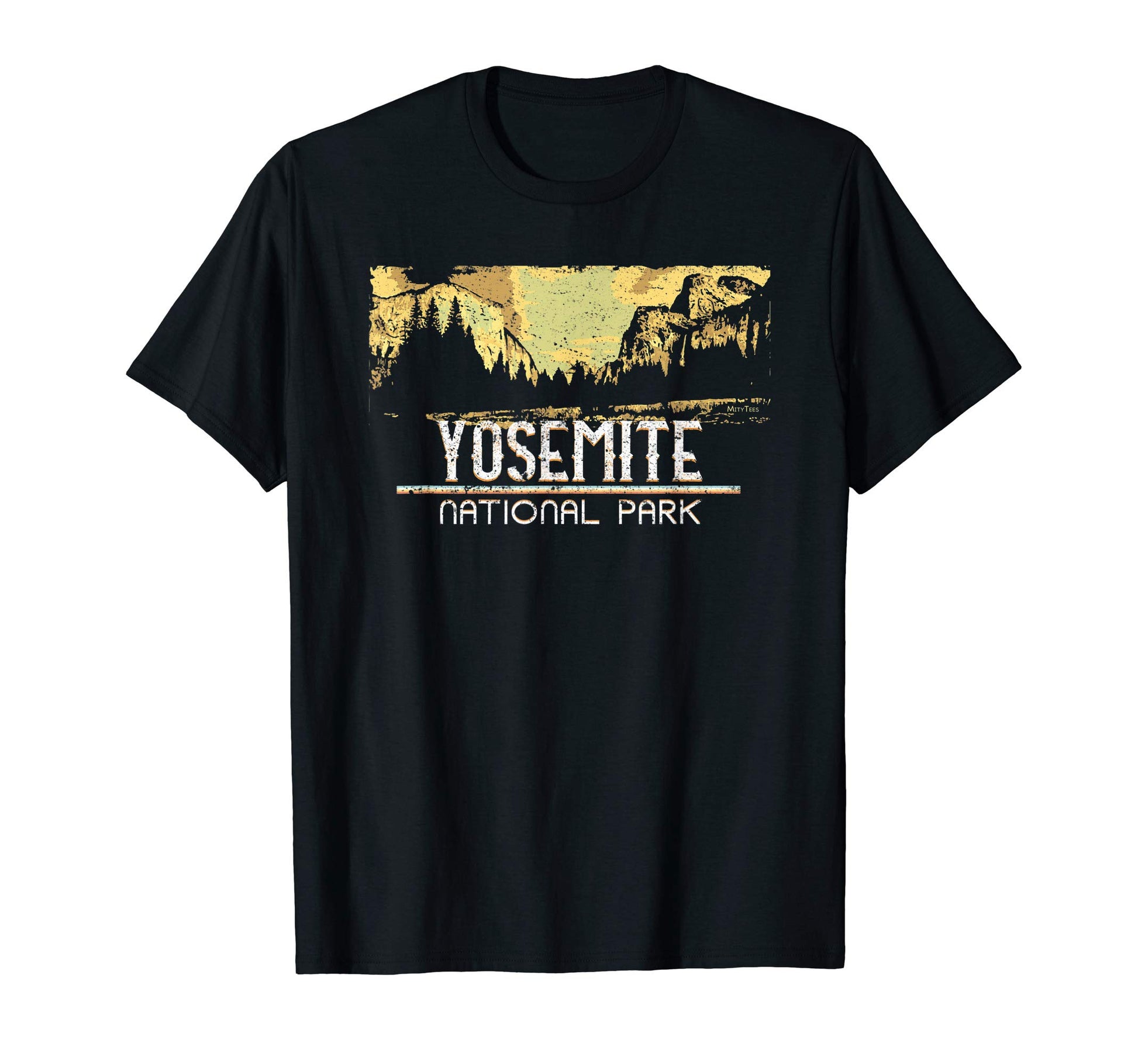 Postcard National Park Yosemite T-Shirt - Graphic Print Unisex - T-Shirt, Sweatshirt, Hoodie