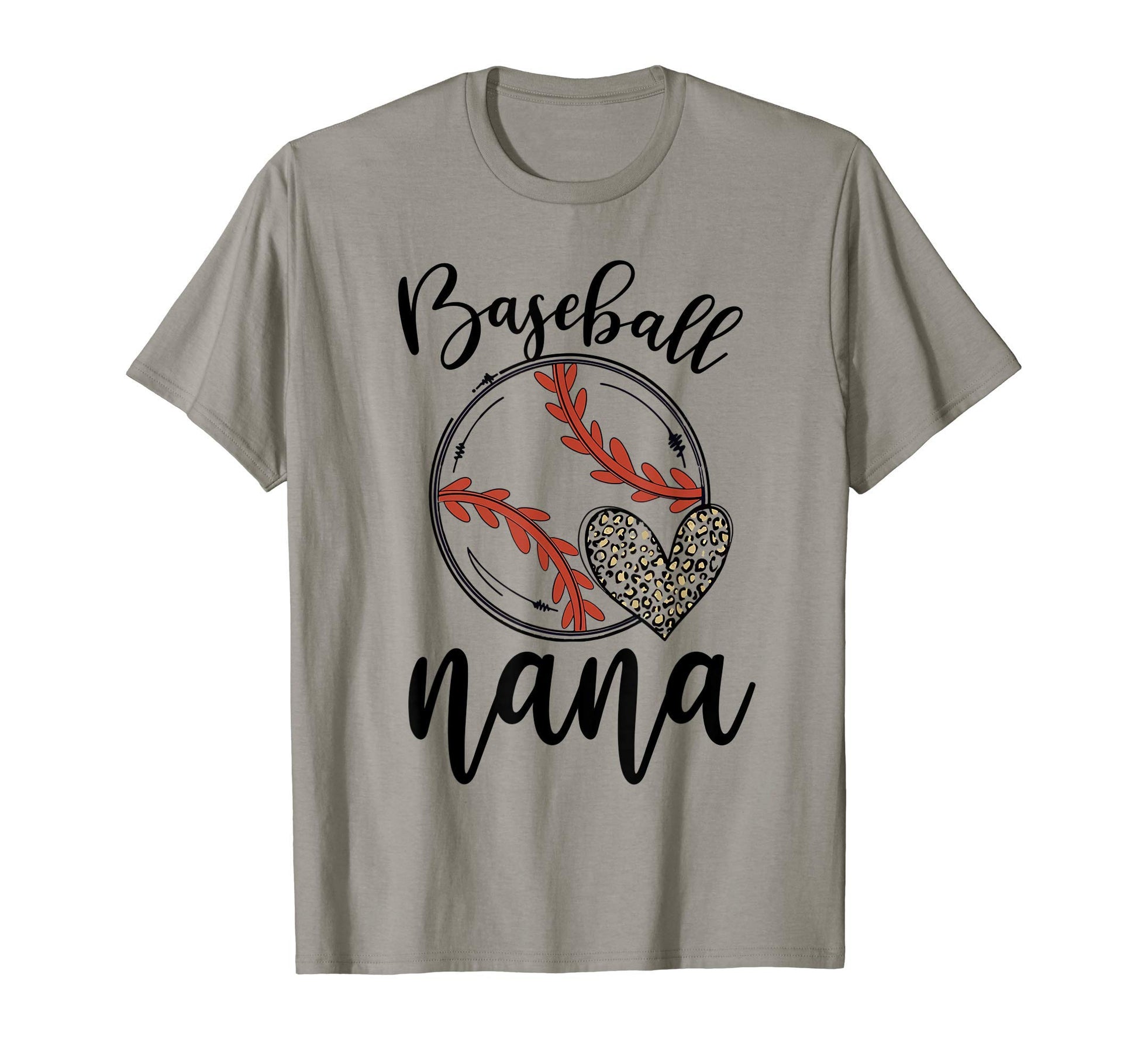 Baseball Nana Leopard Funny Baseball T-Shirt - Aesthetic Graphic Men Women - T-Shirt, Sweatshirt, Hoodie