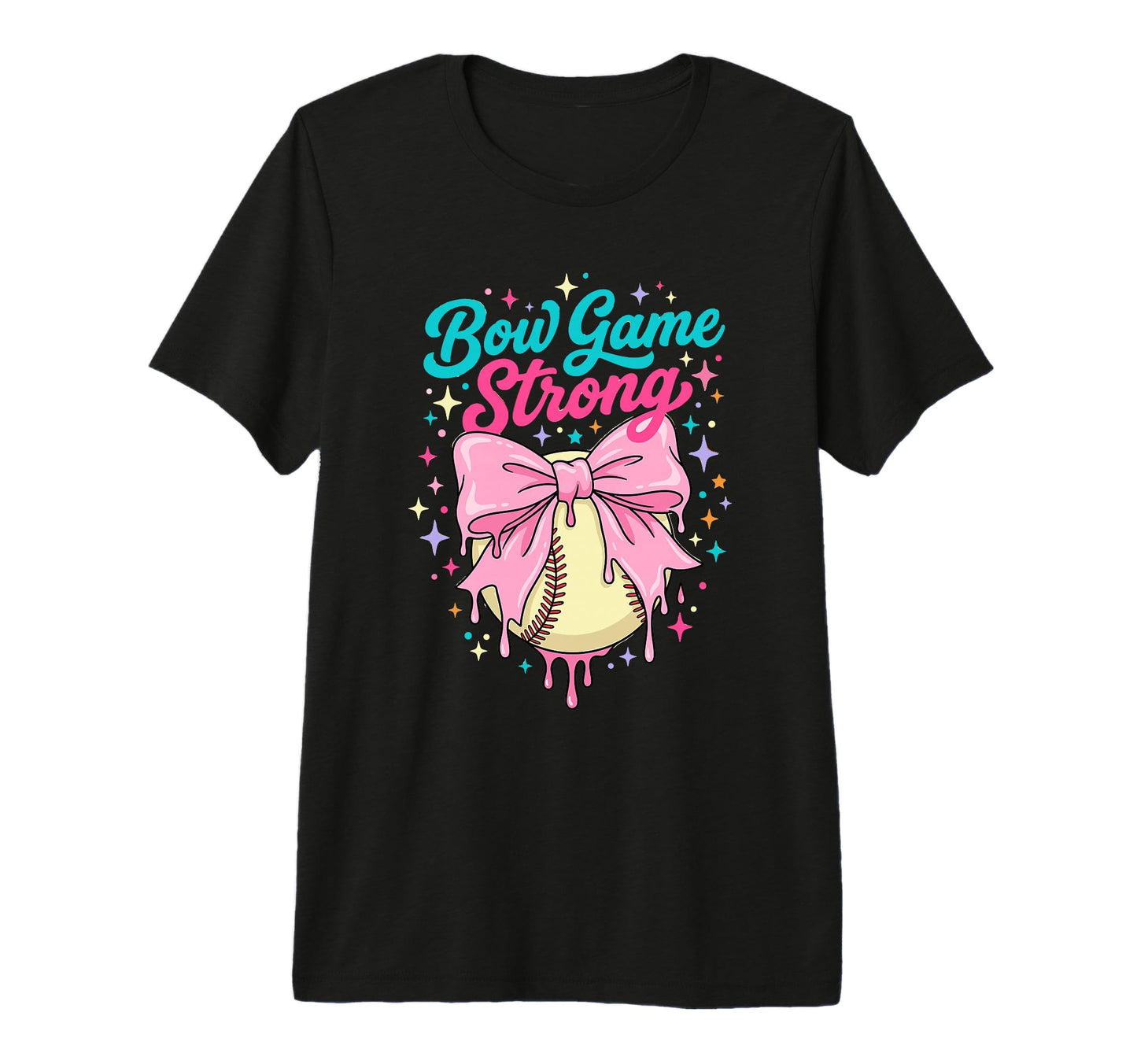 Bow Game Strong Baseball Softball T-Shirt - Custom Art Print Men Women - T-Shirt, Sweatshirt, Hoodie