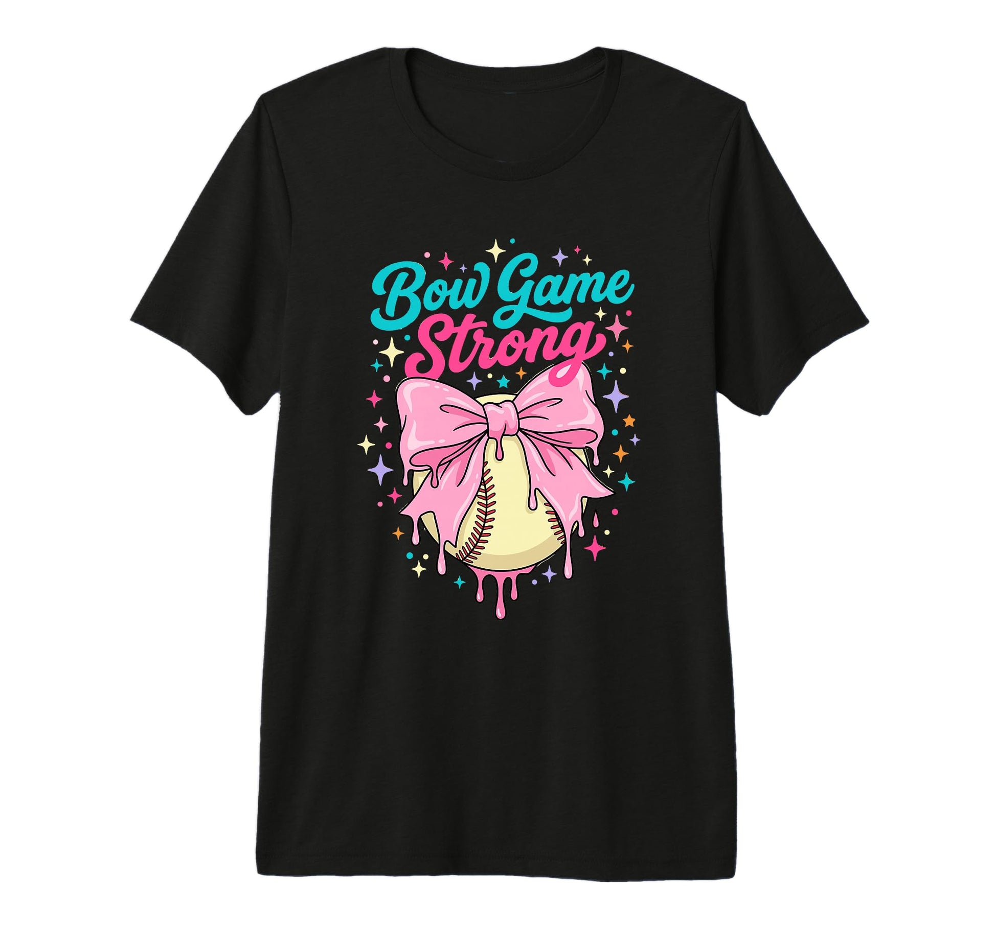 Bow Game Strong Baseball Softball T-Shirt - Custom Art Print Men Women - T-Shirt, Sweatshirt, Hoodie