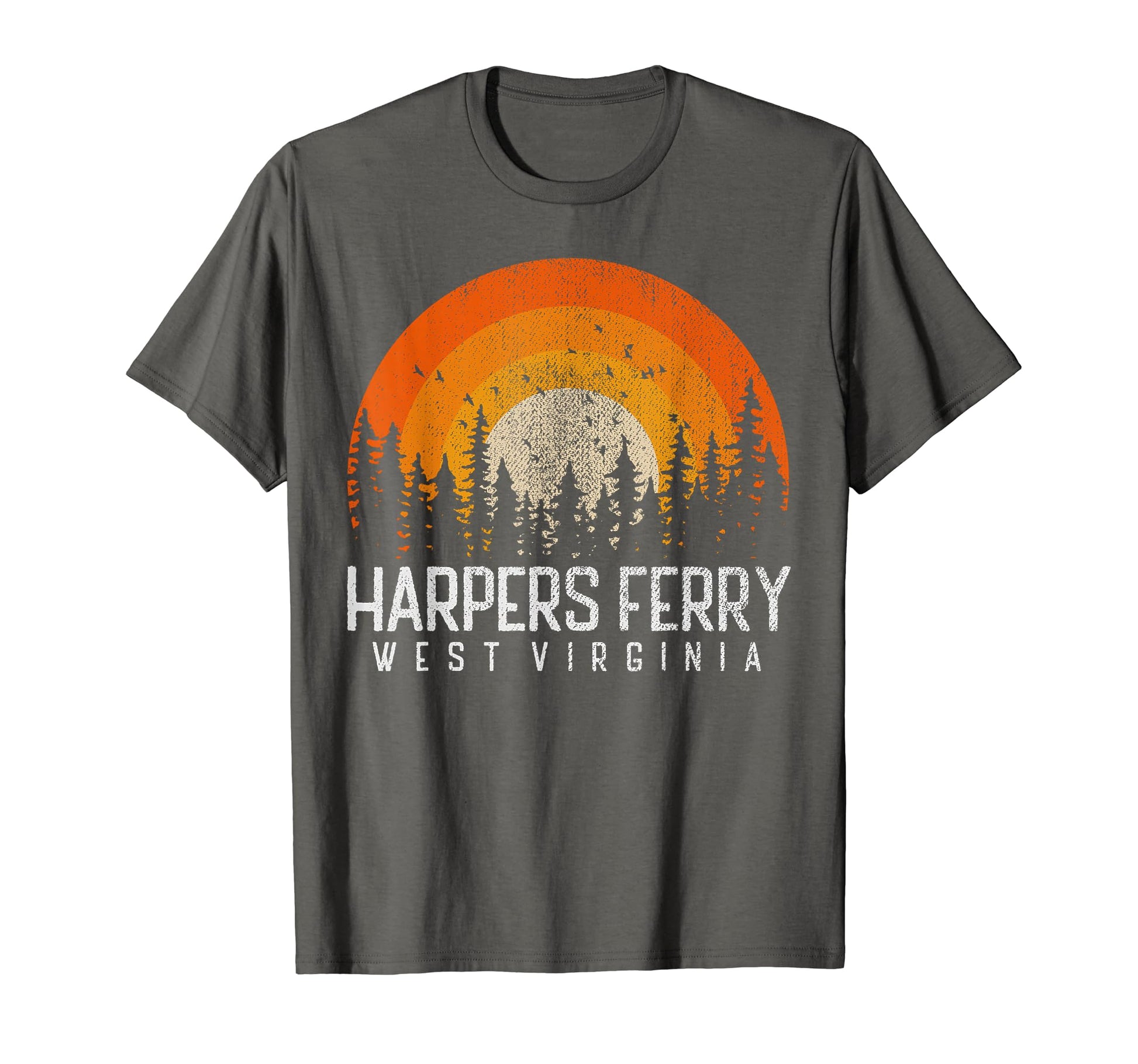 Harpers Ferry West Virginia Wv 70S T-Shirt - Minimalist Print for Adults - T-Shirt, Sweatshirt, Hoodie