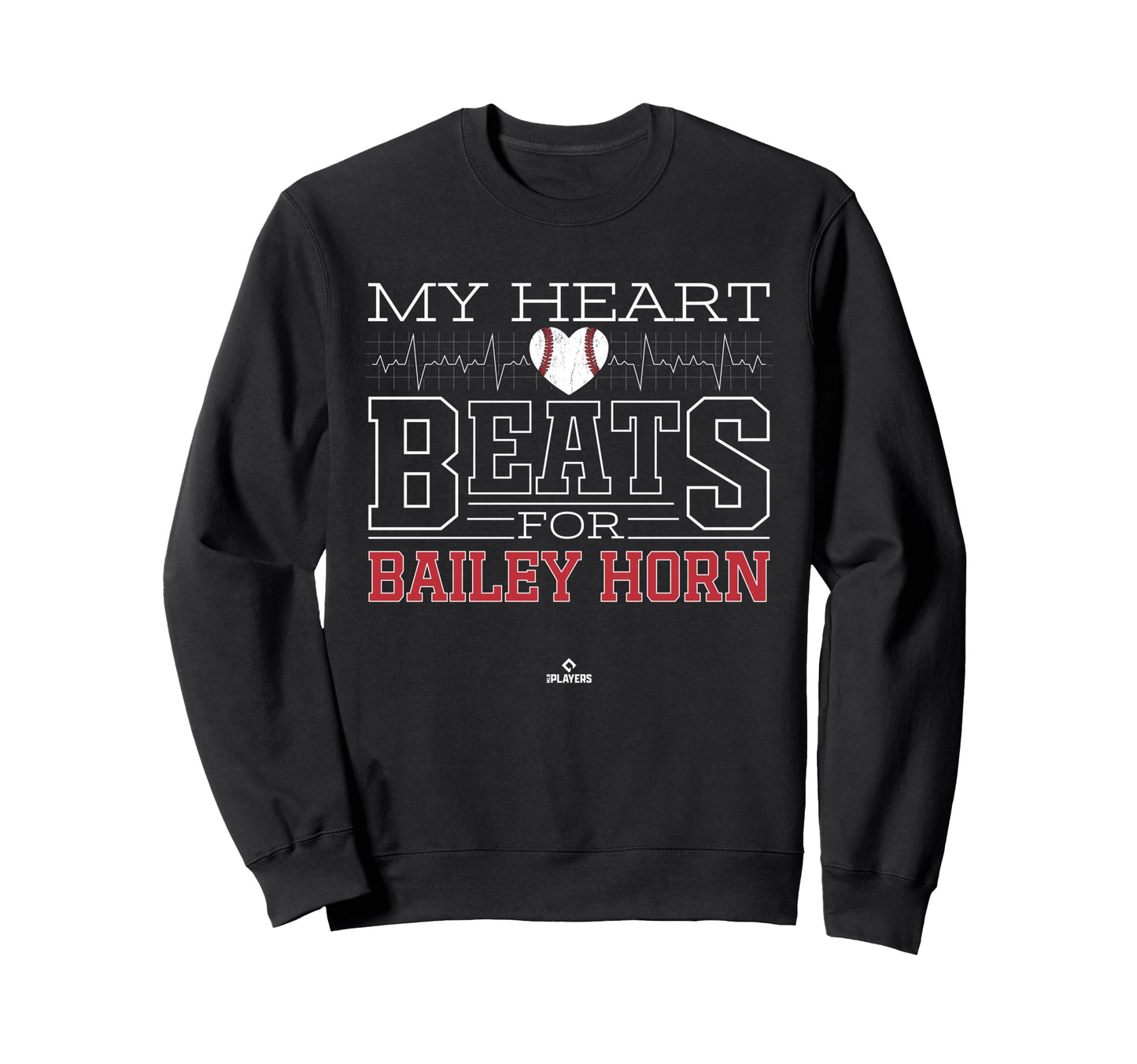 My Heart Beats Bailey Horn Sweatshirt - Casual Everyday Wear Unisex - T-Shirt, Sweatshirt, Hoodie