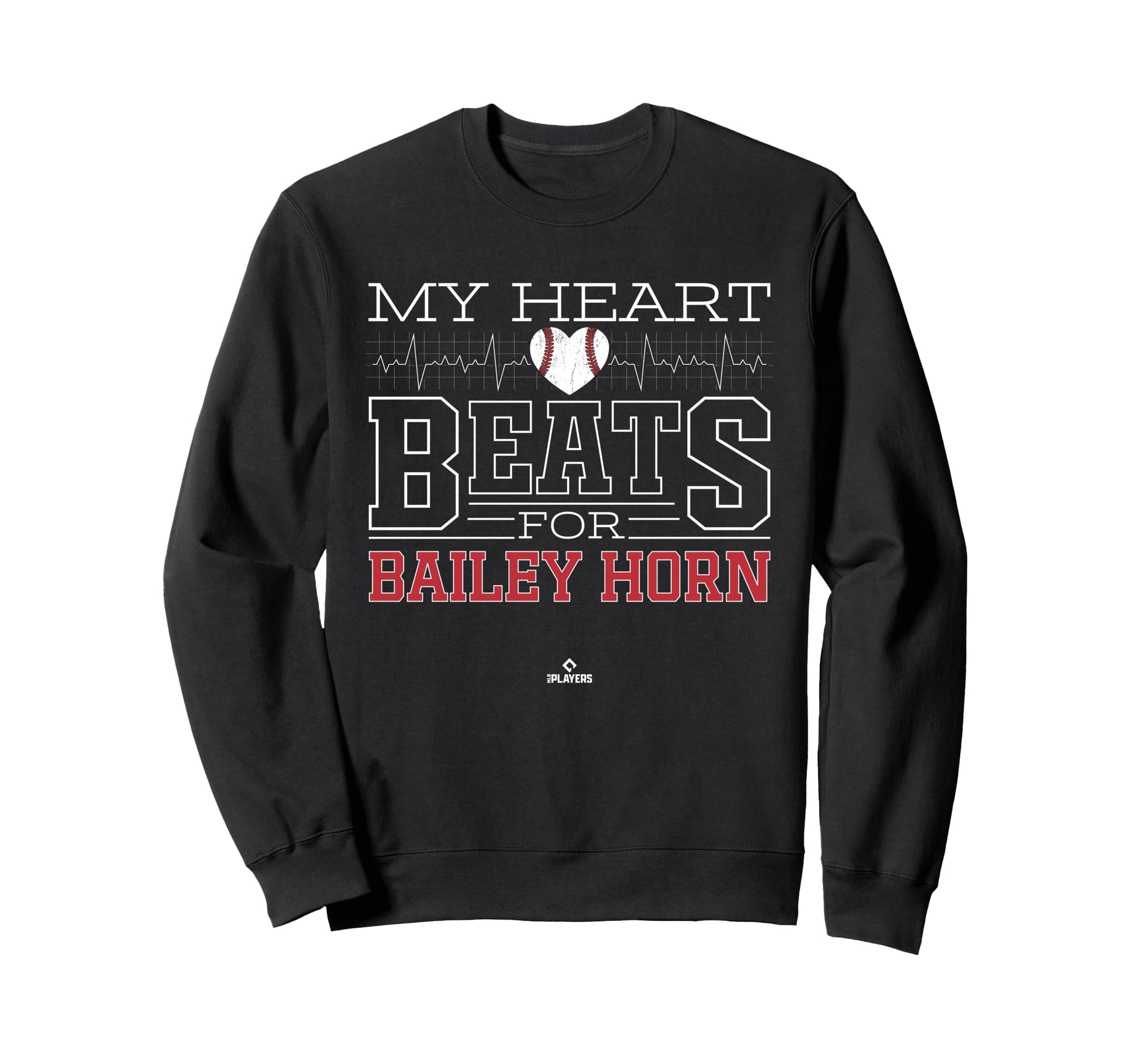 My Heart Beats Bailey Horn Sweatshirt - Casual Everyday Wear Unisex - T-Shirt, Sweatshirt, Hoodie