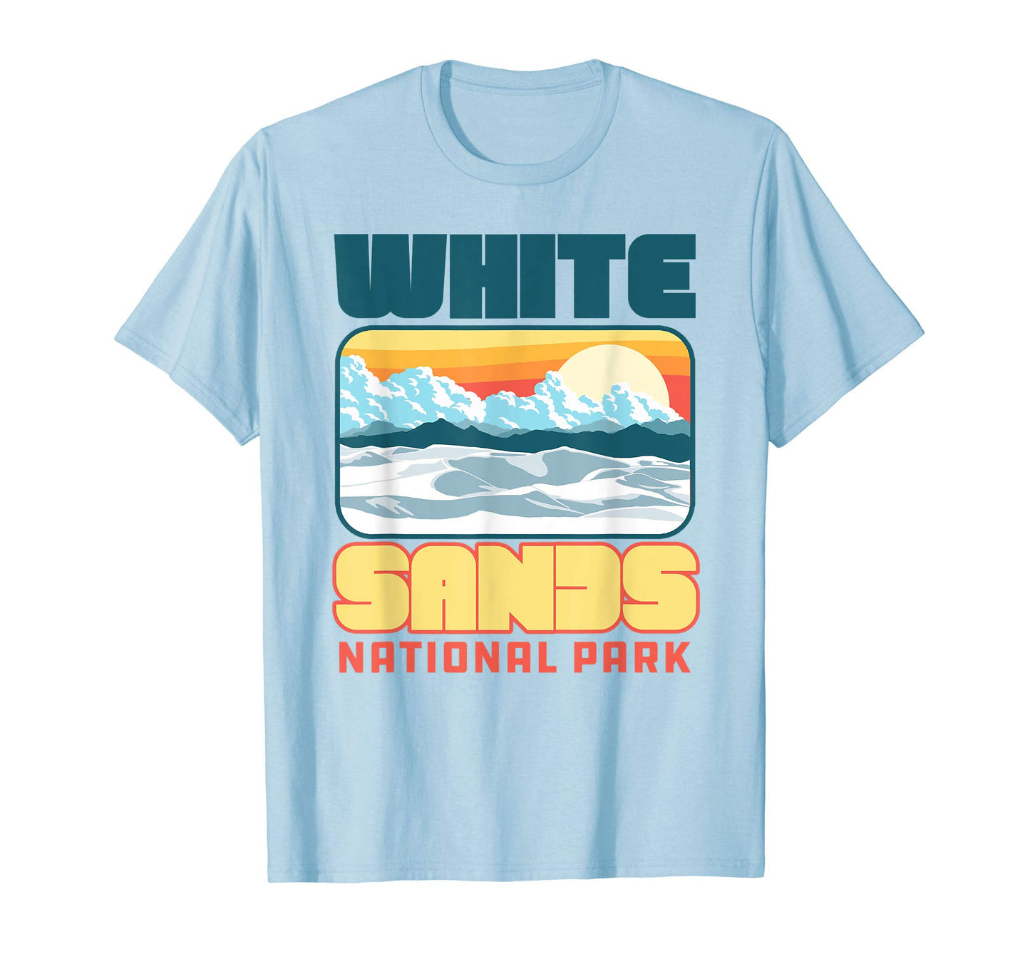 White Sands National Park 80S T-Shirt - Graphic Print Men Women - T-Shirt, Sweatshirt, Hoodie