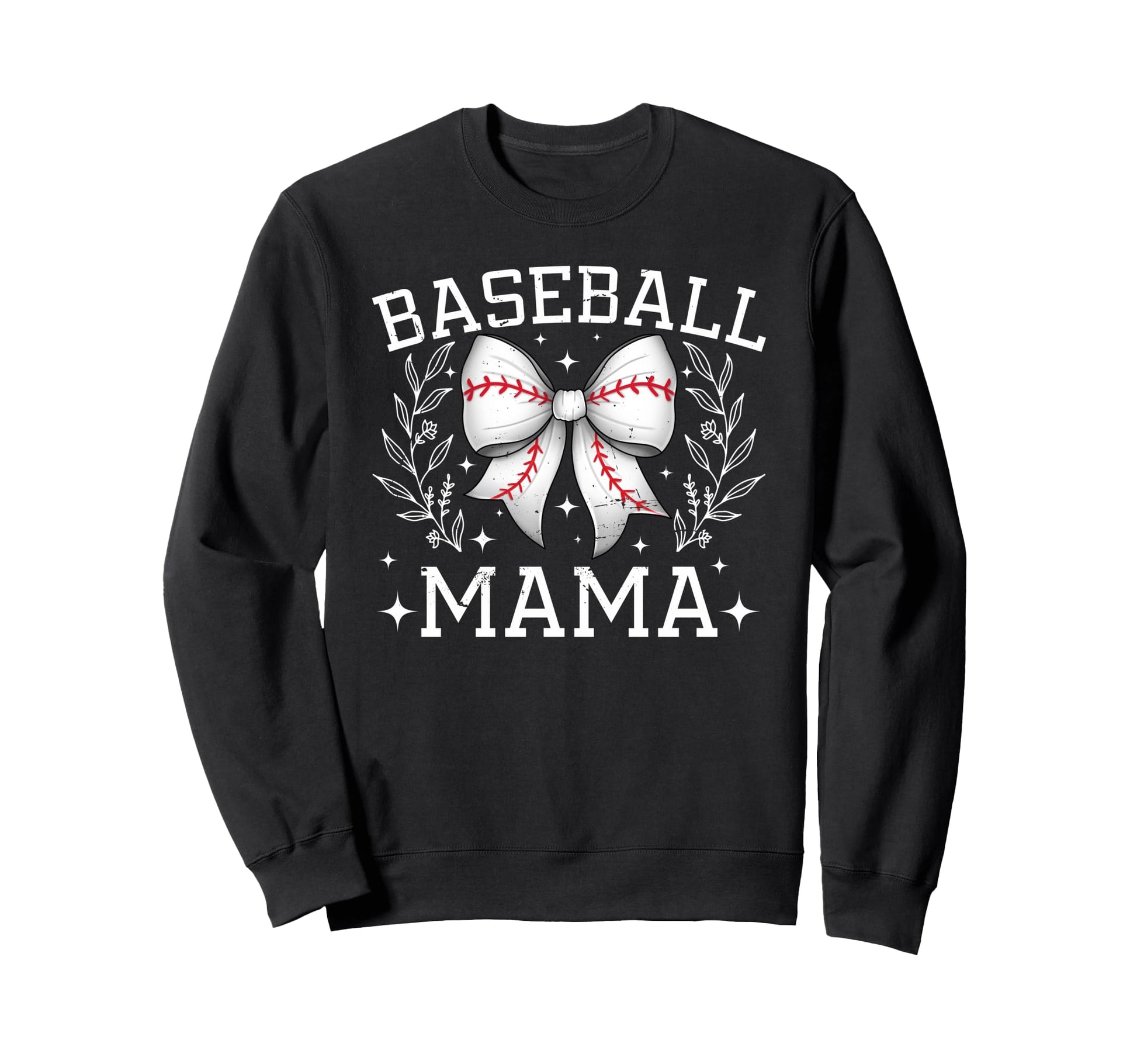 Coquette Bow Baseball Mama Game Day Sweatshirt - Trendy Graphic Men Women - T-Shirt, Sweatshirt, Hoodie