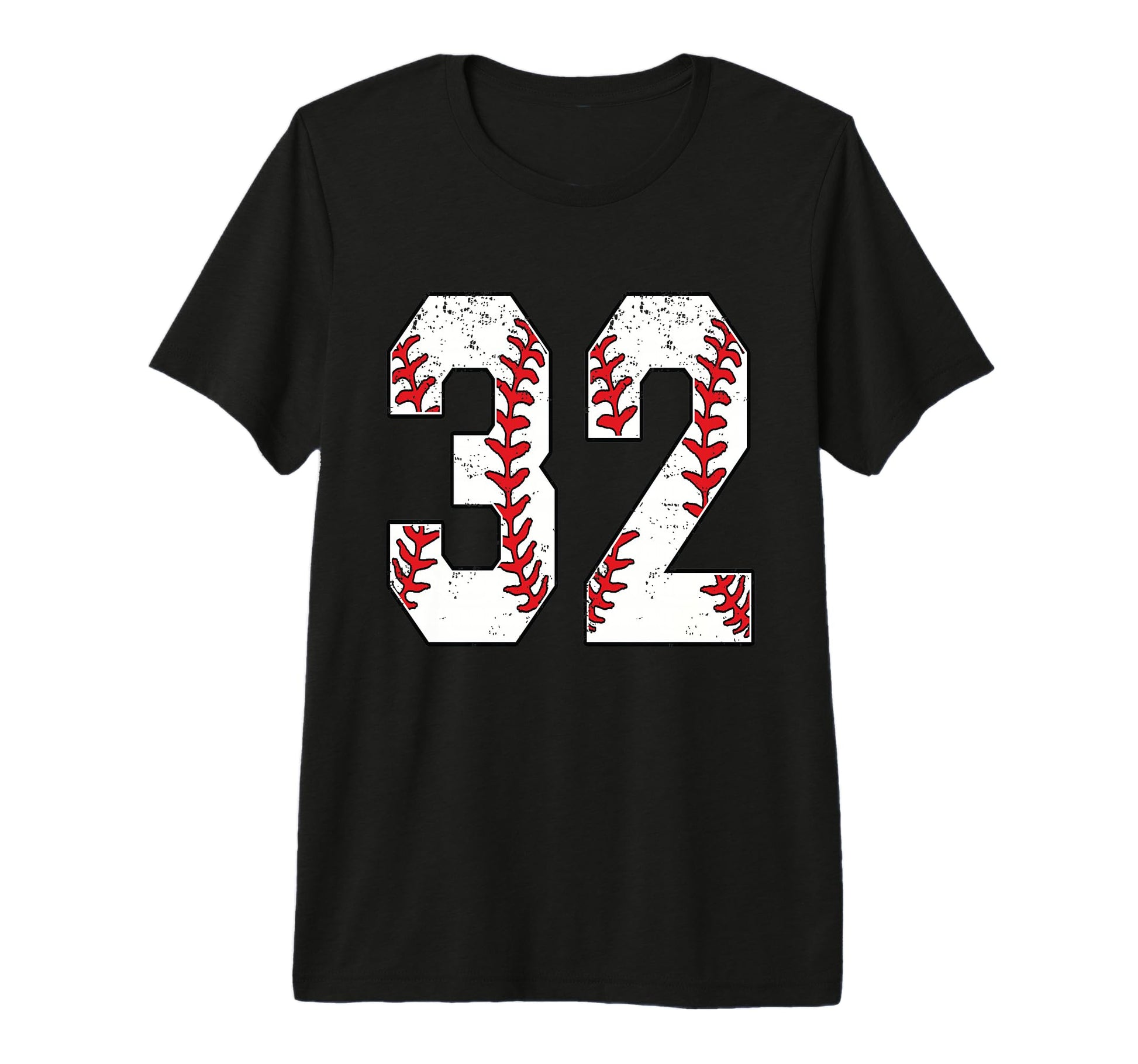 Number 32 Baseball 32 Jersey T-Shirt - Fun Novelty Design for Adults - T-Shirt, Sweatshirt, Hoodie
