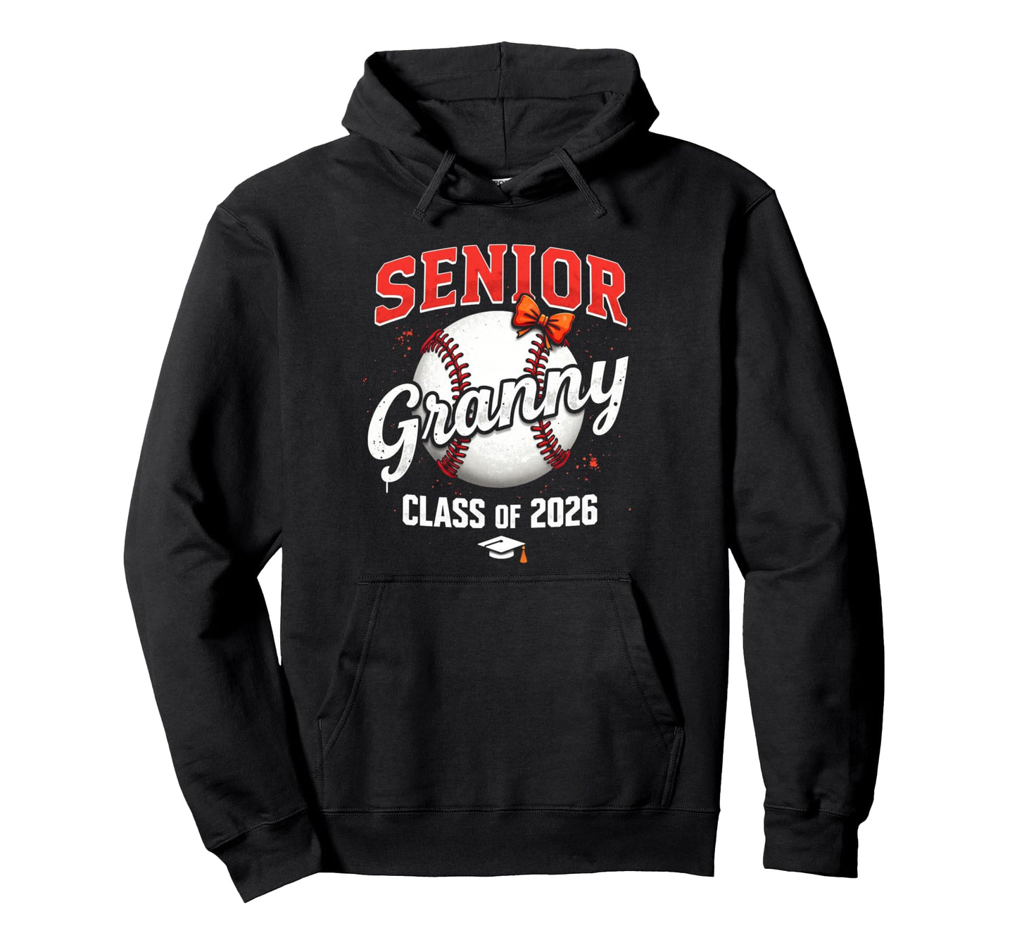 Senior Granny 2026 Baseball Mama Hoodie - Casual Everyday Wear Unisex - T-Shirt, Sweatshirt, Hoodie