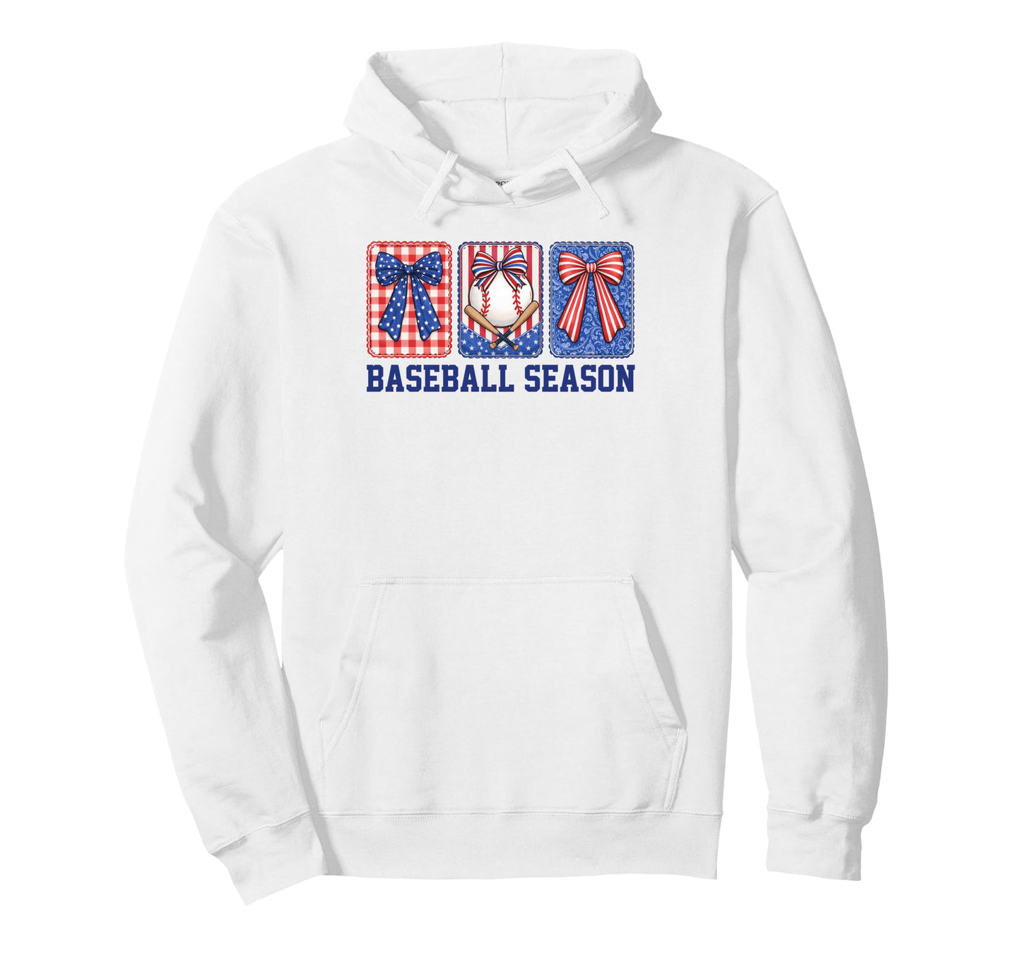 Baseball Season Game Day Vibes Coquette Hoodie - Fun Novelty Design Unisex - T-Shirt, Sweatshirt, Hoodie