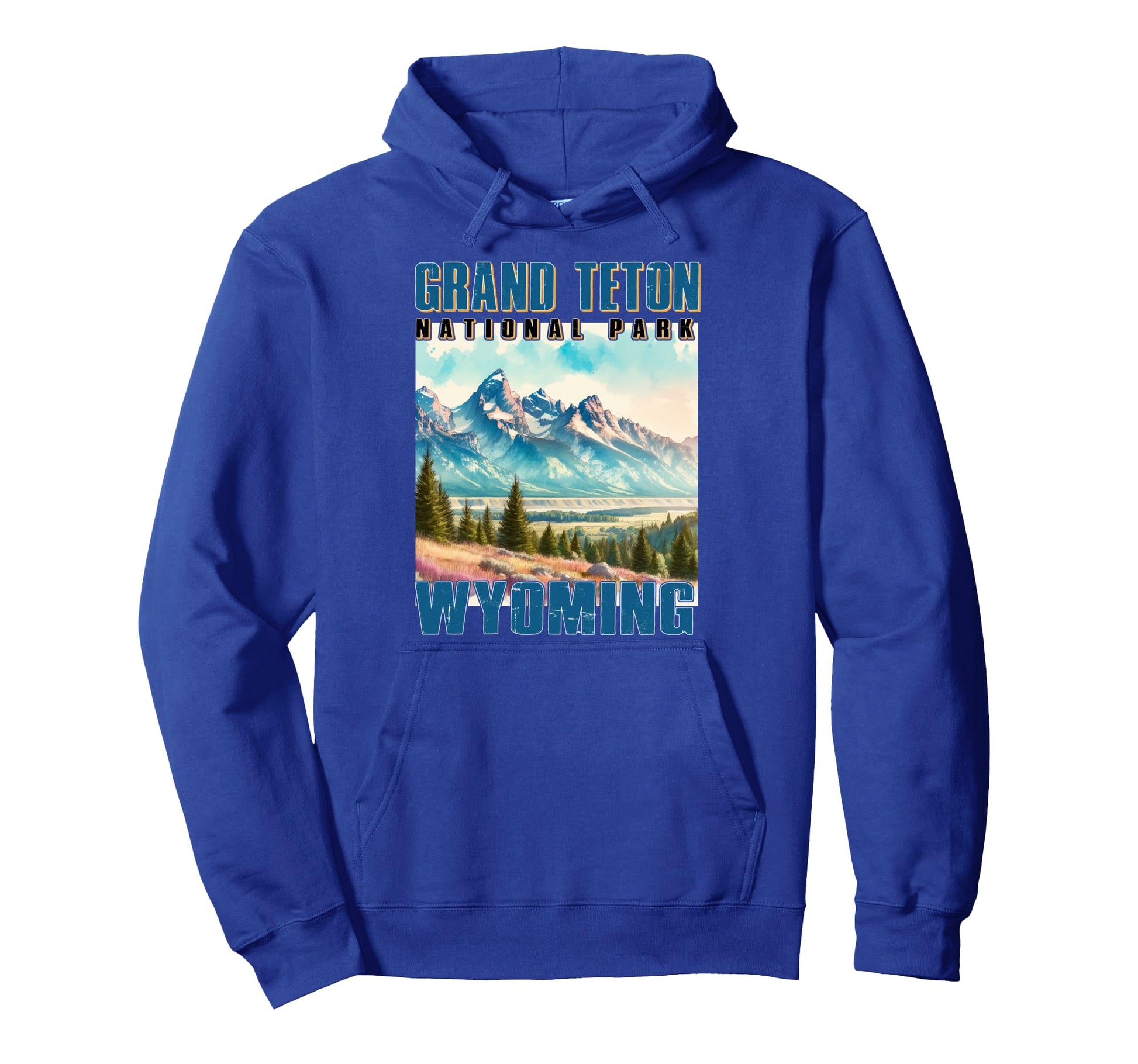 Grand Teton National Park California Hoodie - Minimalist Print for Adults - T-Shirt, Sweatshirt, Hoodie