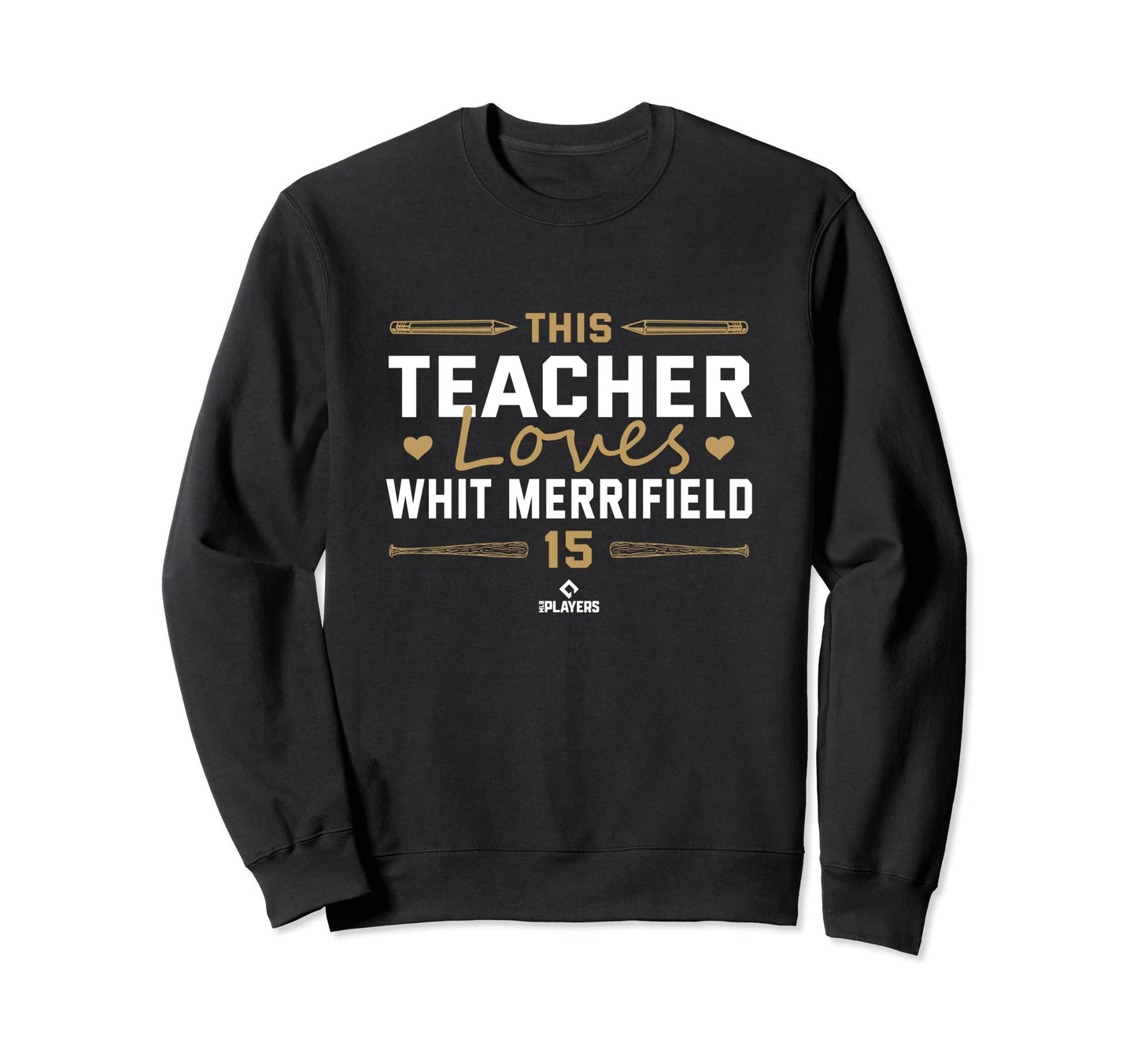 This Teacher Loves Whit Merrifield Sweatshirt - Custom Art Print Unisex - T-Shirt, Sweatshirt, Hoodie
