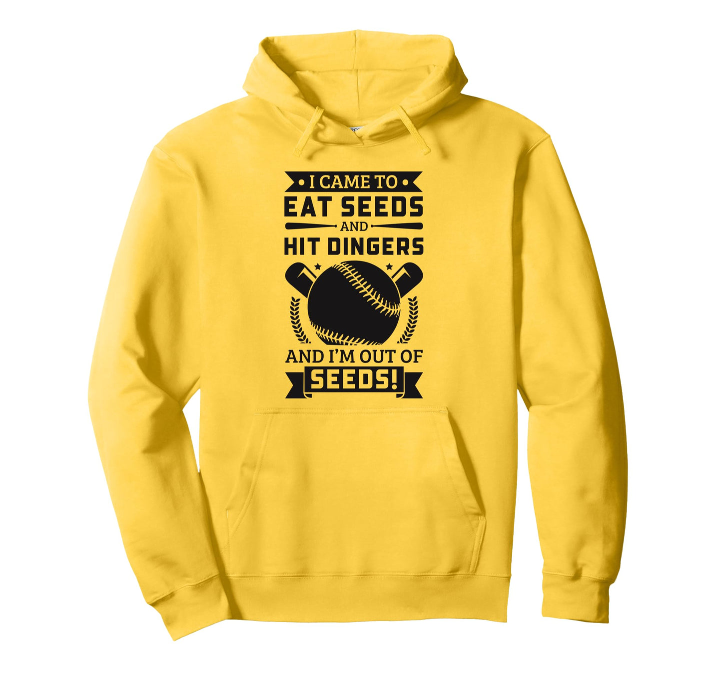 Funny Baseball Sayings It Seeds Hit Dingers Hoodie - Novelty Apparel Unisex - T-Shirt, Sweatshirt, Hoodie