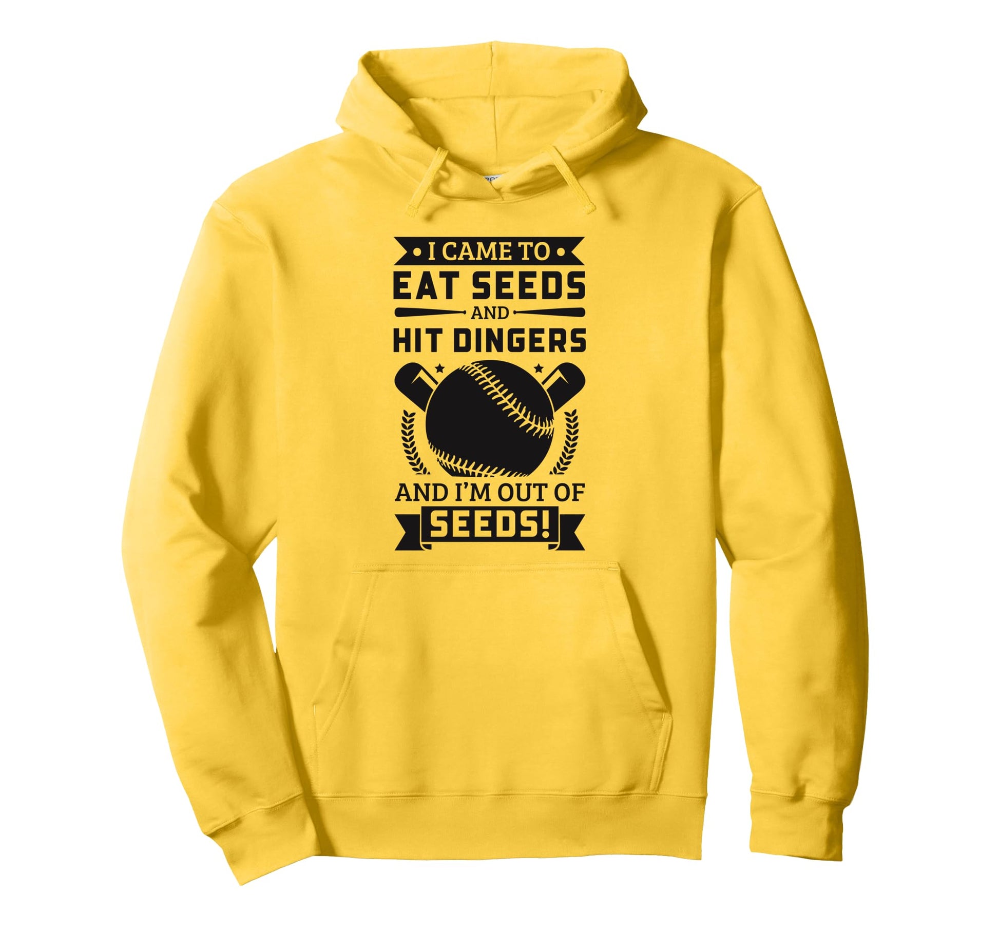 Funny Baseball Sayings It Seeds Hit Dingers Hoodie - Novelty Apparel Unisex - T-Shirt, Sweatshirt, Hoodie