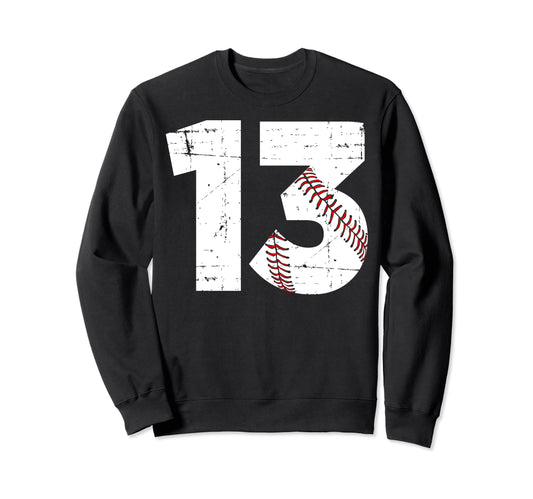 13Th Birthday Or 13 Year Old Sweatshirt - Unique Graphic for Adults - T-Shirt, Sweatshirt, Hoodie