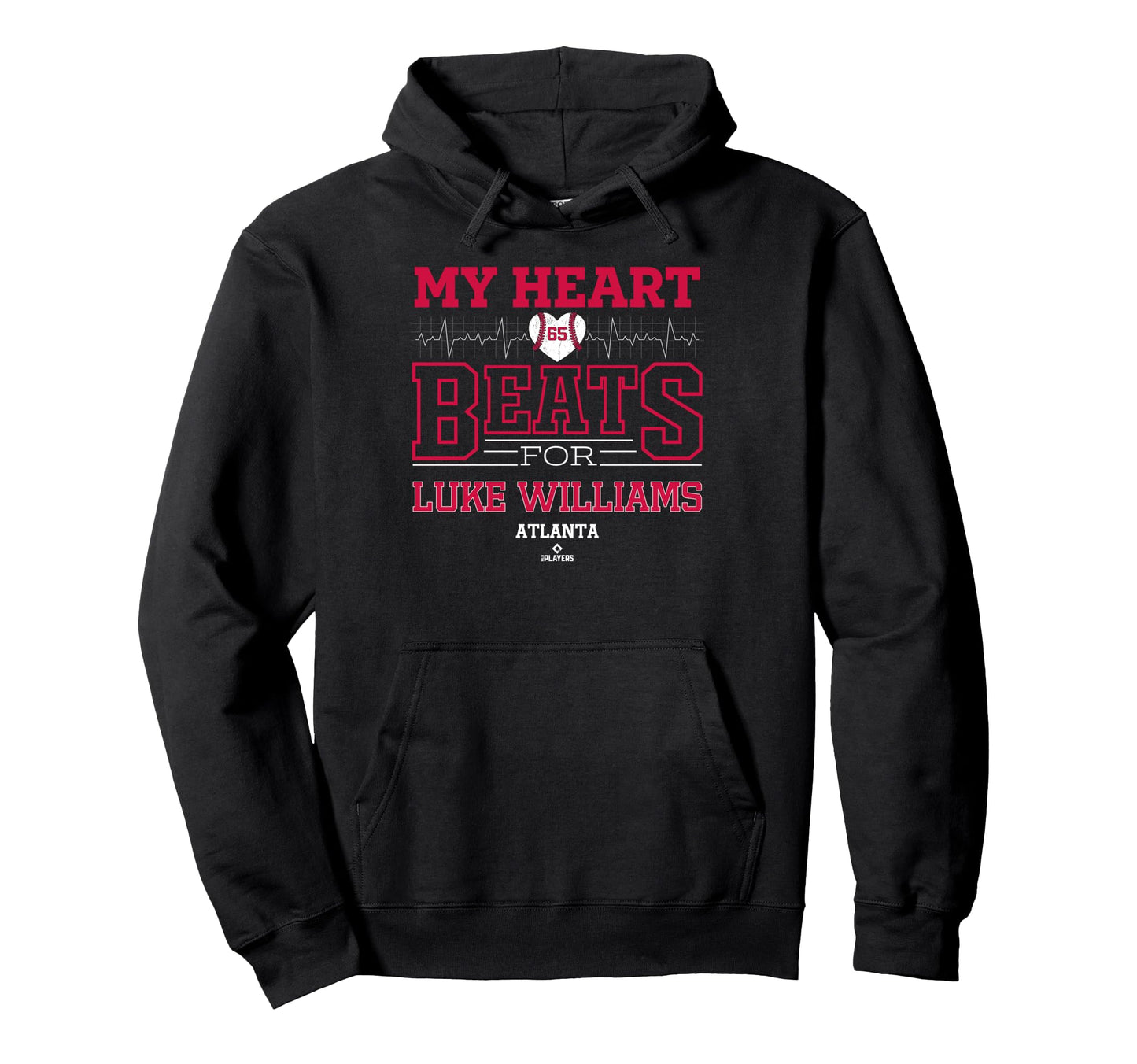 My Heart Beats Luke Williams Atlanta Hoodie - Streetwear Style for Adults - T-Shirt, Sweatshirt, Hoodie