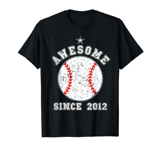 Awesome Since 2012 14 Year Old T-Shirt - Novelty Apparel for Adults - T-Shirt, Sweatshirt, Hoodie