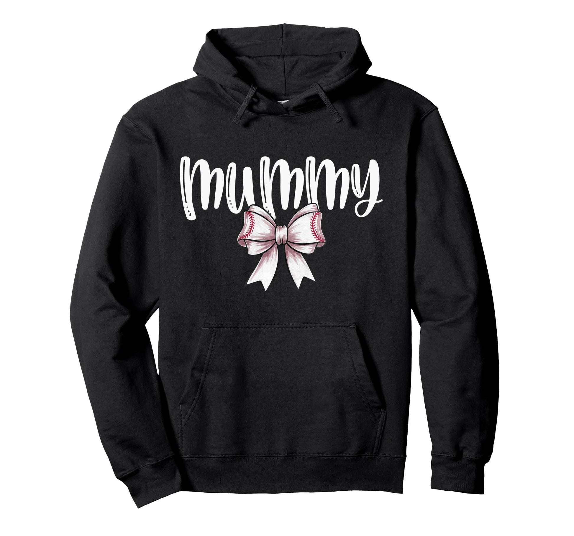 Coquette Baseball Mummy Spirit Hoodie - Custom Art Print Men Women - T-Shirt, Sweatshirt, Hoodie