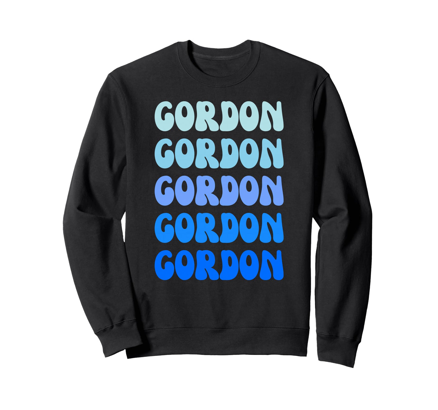 Gordon Name Stack Sweatshirt - Streetwear Style for Adults - T-Shirt, Sweatshirt, Hoodie