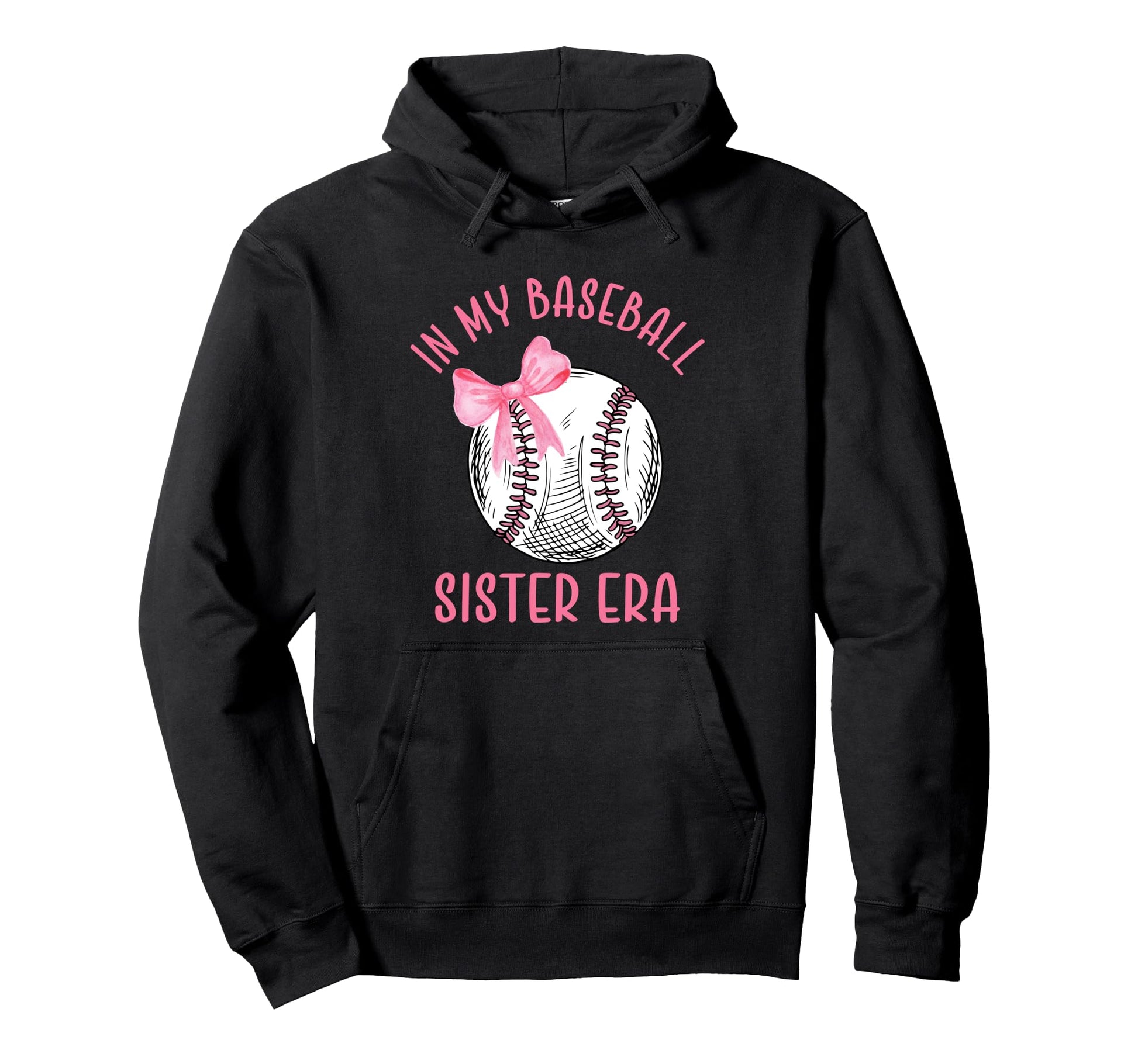 Baseball Coquette Bow My Sister Era Hoodie - Novelty Apparel Men Women - T-Shirt, Sweatshirt, Hoodie