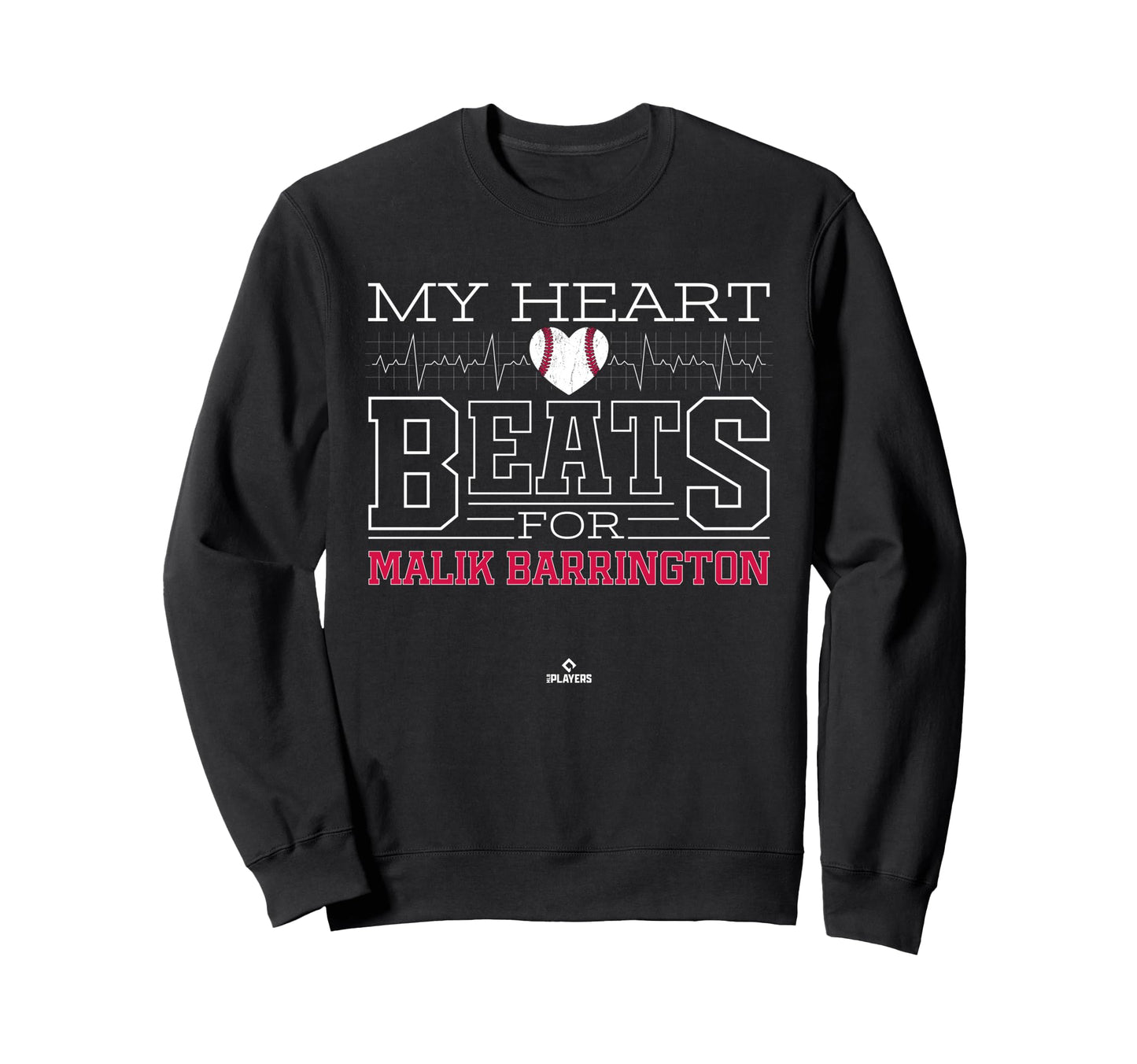My Heart Beats Malik Barrington Sweatshirt - Trendy Graphic Men Women - T-Shirt, Sweatshirt, Hoodie