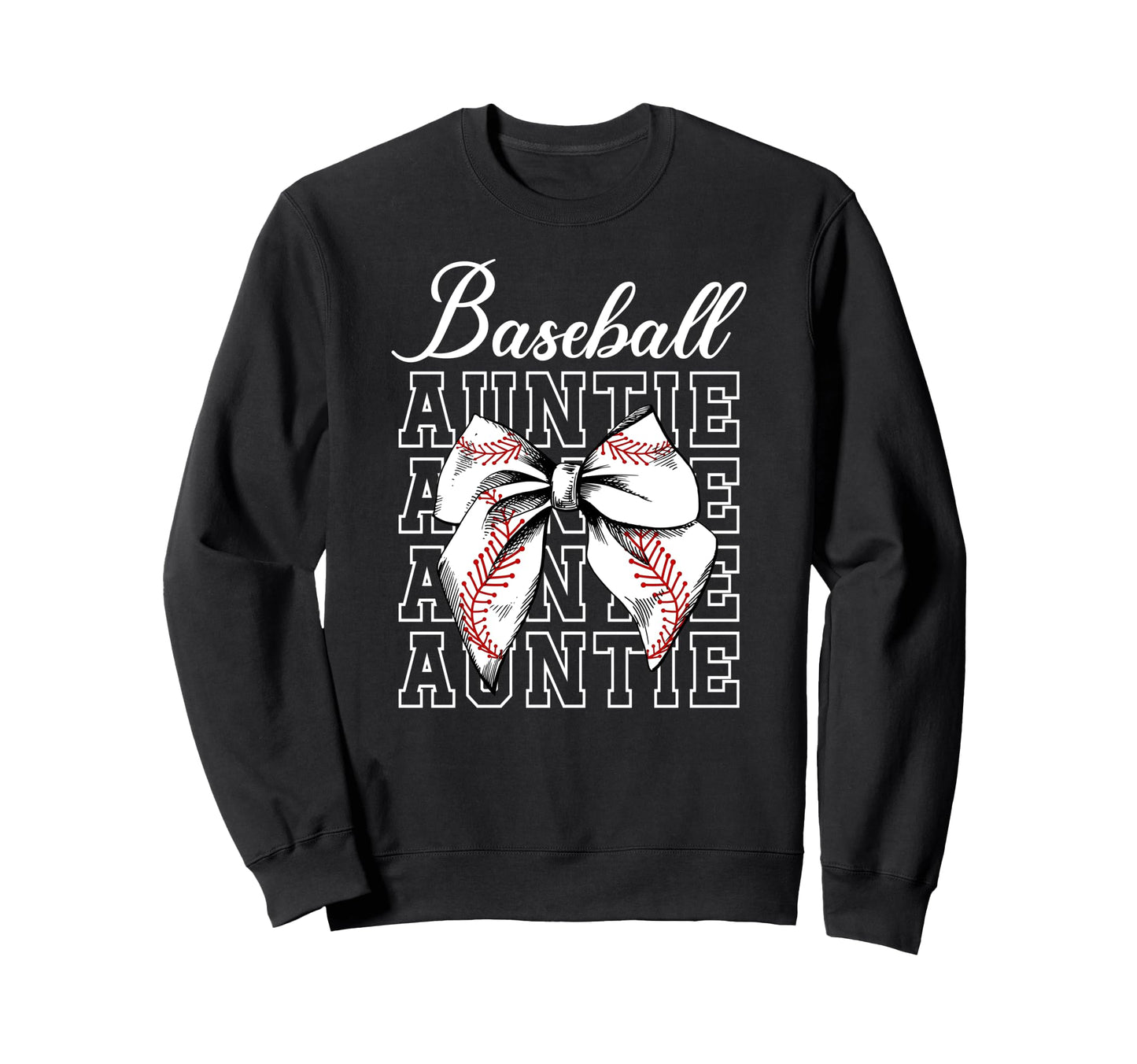 Baseball Auntie Coquette Baseball Sweatshirt - Fun Novelty Design Unisex - T-Shirt, Sweatshirt, Hoodie