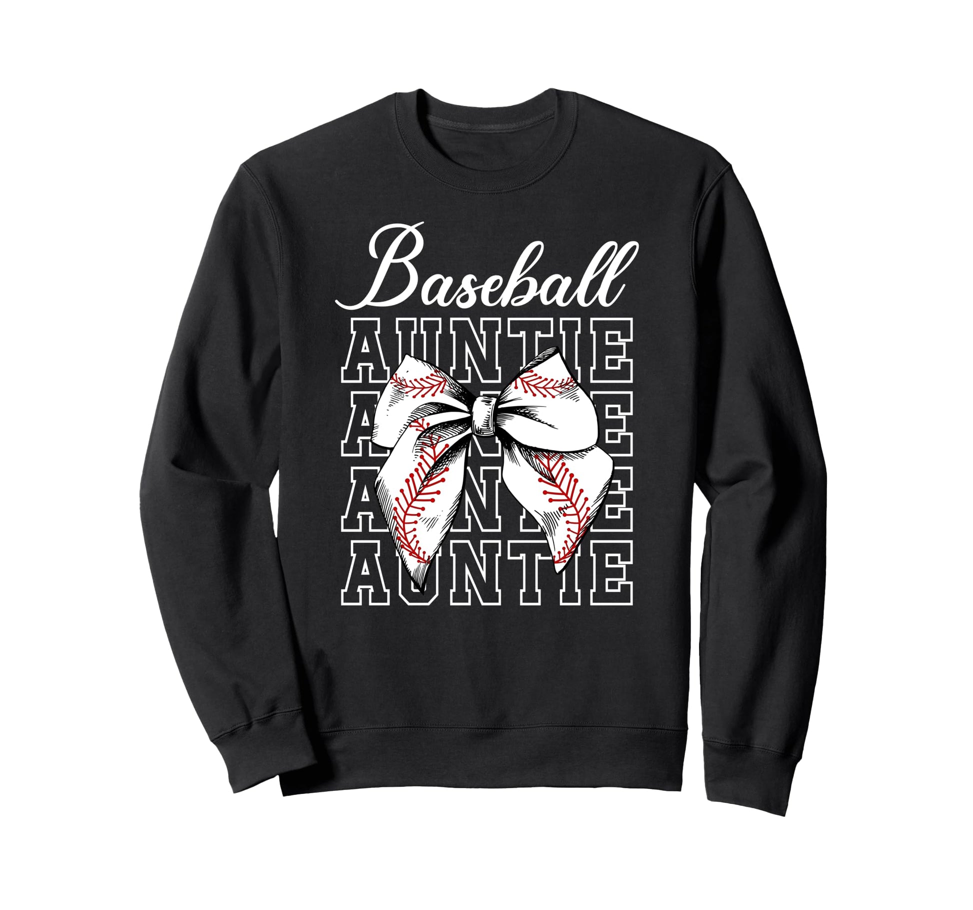 Baseball Auntie Coquette Baseball Sweatshirt - Fun Novelty Design Unisex - T-Shirt, Sweatshirt, Hoodie