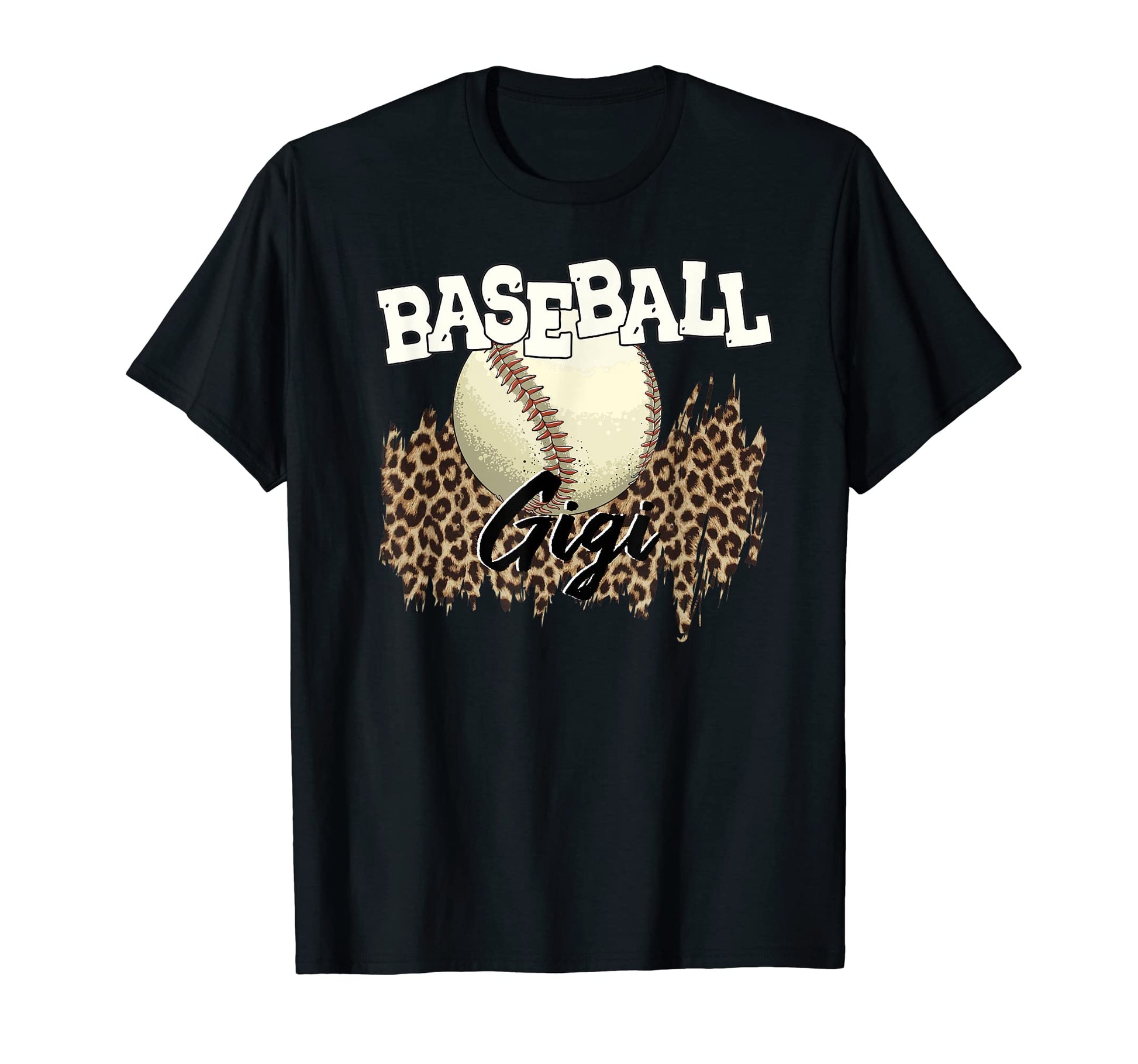 Baseball Gigi Leopard Baseball Player T-Shirt - Aesthetic Graphic Unisex - T-Shirt, Sweatshirt, Hoodie