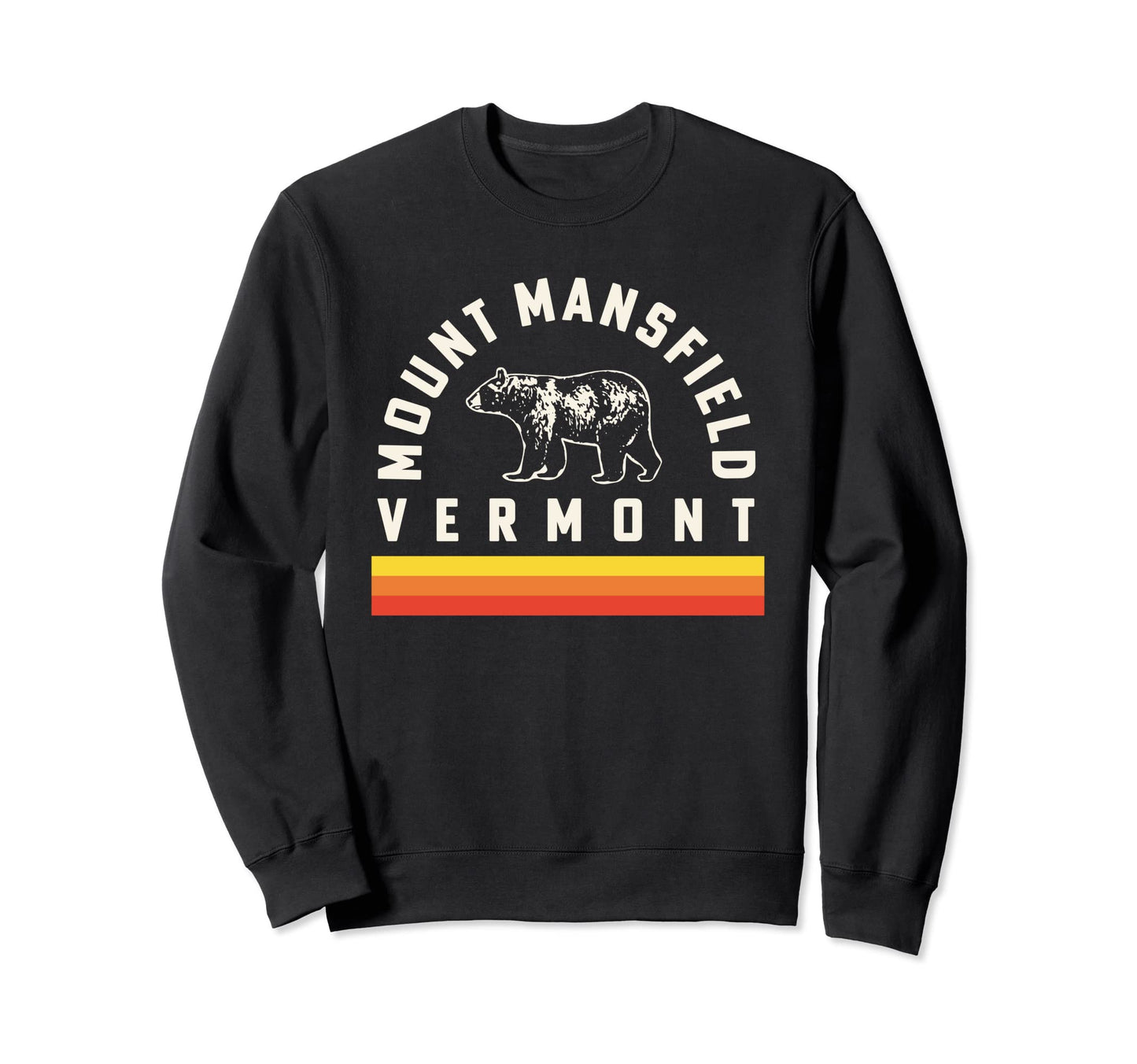 Mount Mansfield Vermont Souvenir Sweatshirt - Trendy Graphic Men Women - T-Shirt, Sweatshirt, Hoodie