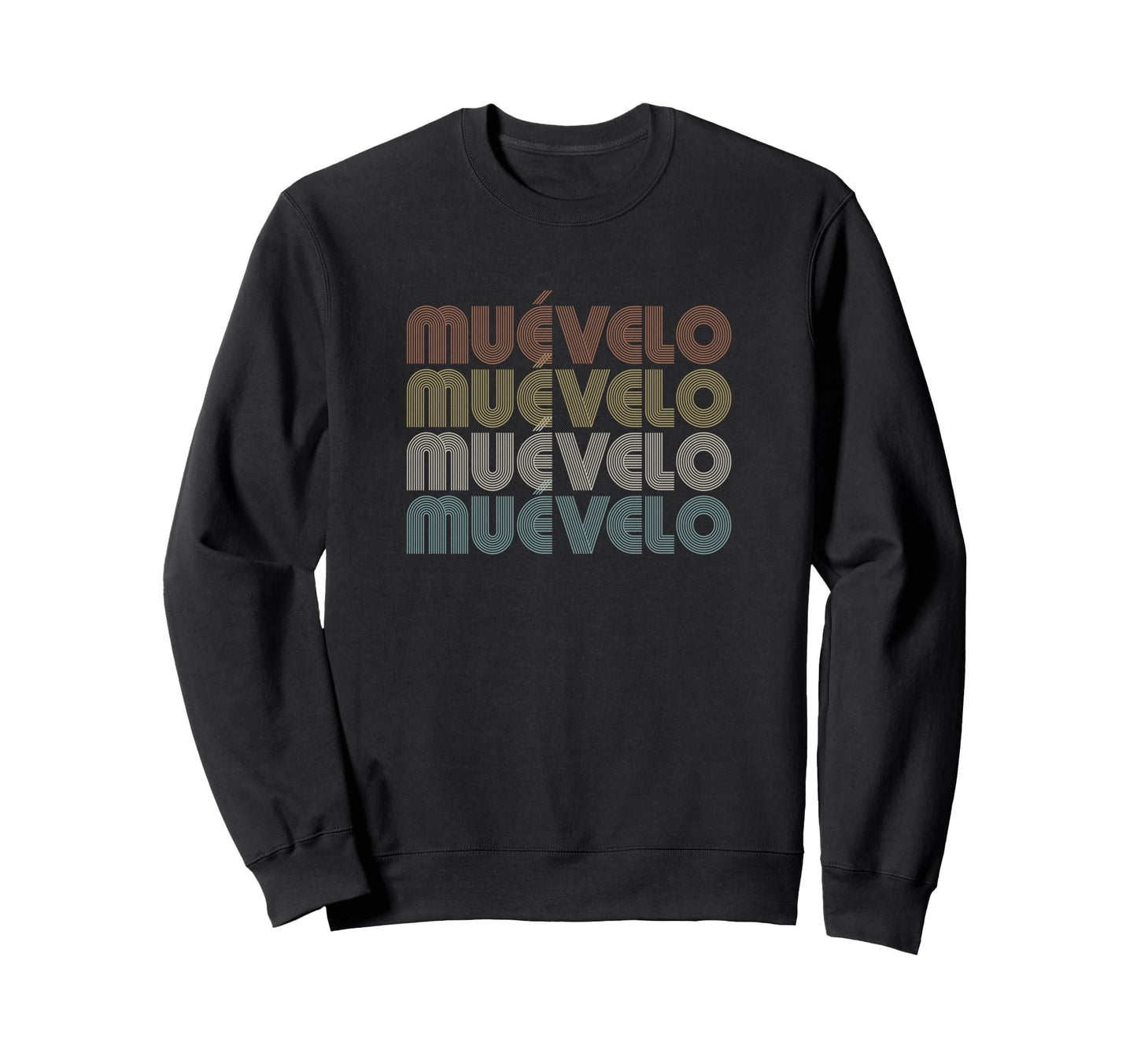 Mu Velo Vibes Typography Dancing Sweatshirt - Aesthetic Graphic Unisex - T-Shirt, Sweatshirt, Hoodie