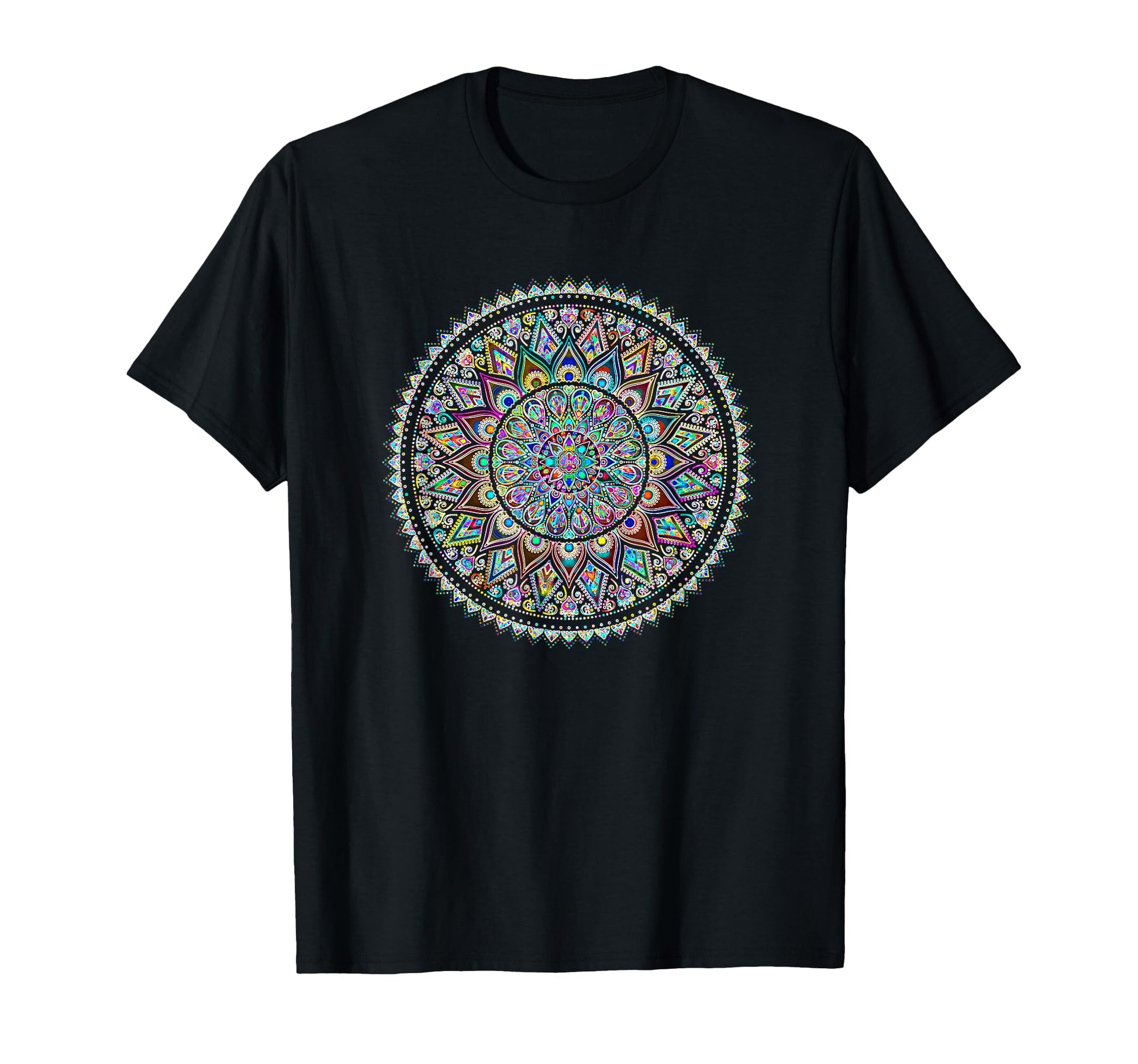 Psychedelic Love Mandala Heart Chakra T-Shirt - Custom Art Print for Adults - T-Shirt, Sweatshirt, Hoodie