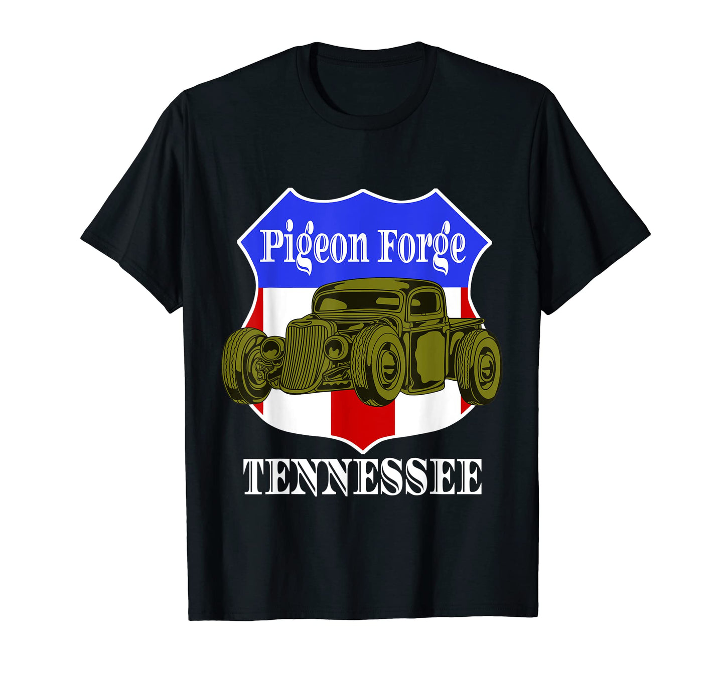 Pigeon Forge Tennessee Hot Rod Run T-Shirt - Streetwear Style for Adults - T-Shirt, Sweatshirt, Hoodie
