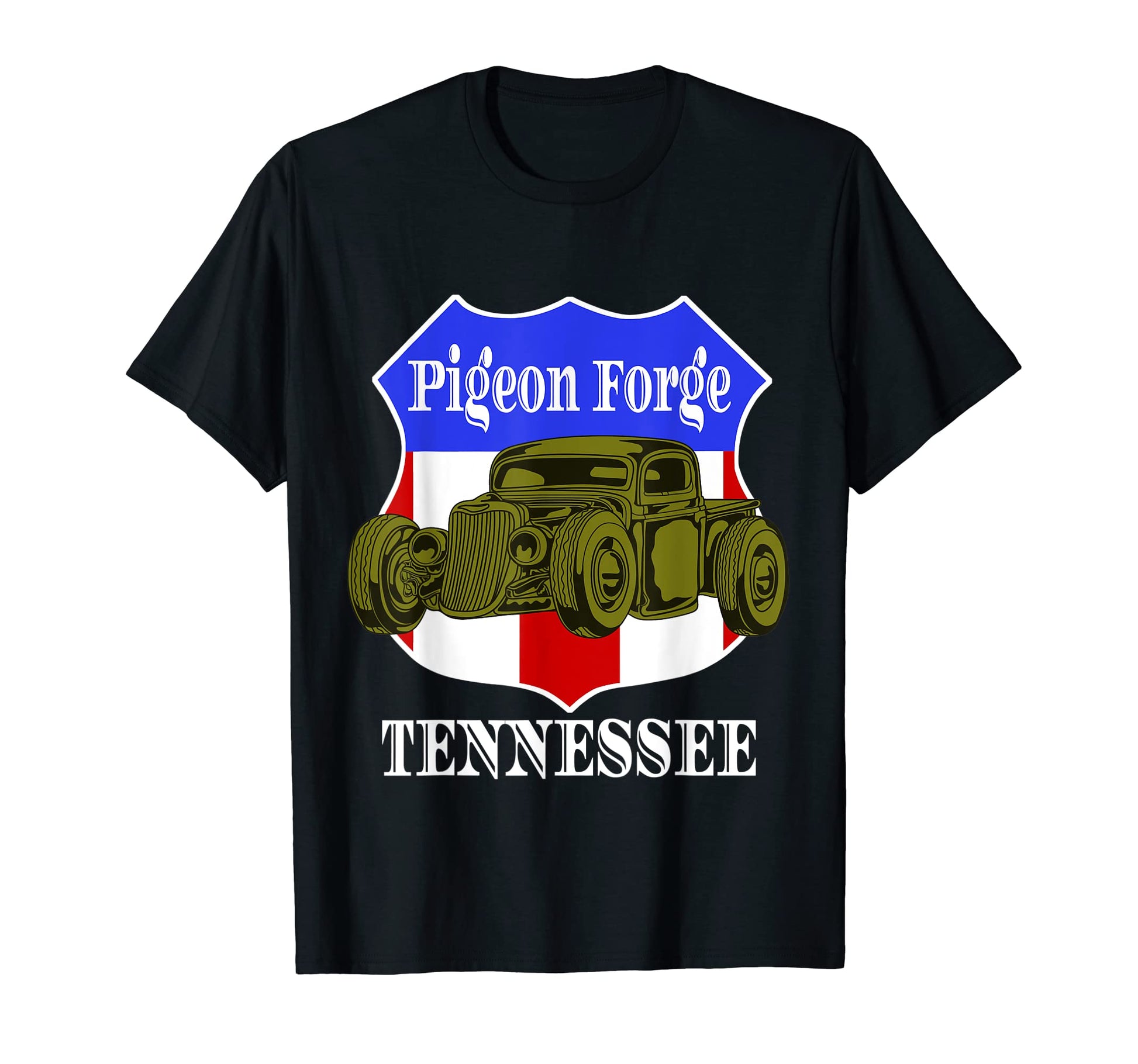 Pigeon Forge Tennessee Hot Rod Run T-Shirt - Streetwear Style for Adults - T-Shirt, Sweatshirt, Hoodie