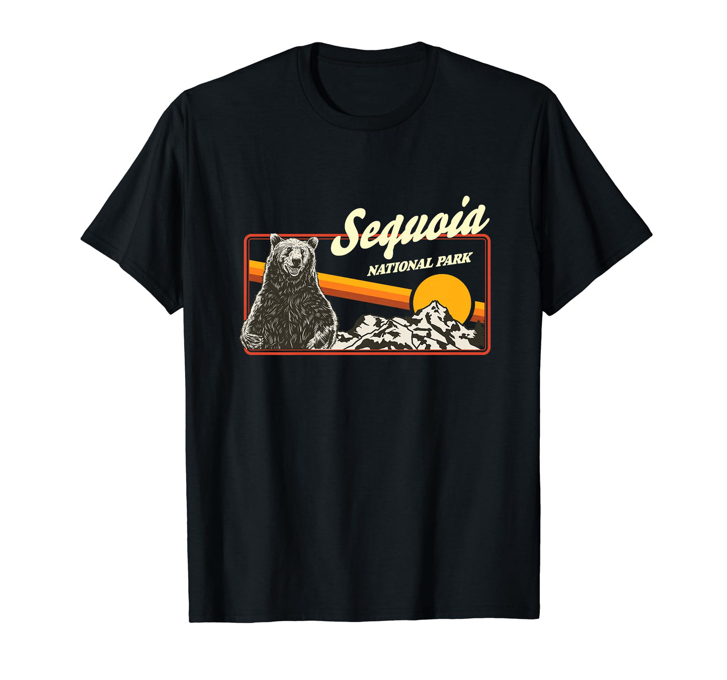 Sequoia National Park Bear T-Shirt - Novelty Apparel Unisex - T-Shirt, Sweatshirt, Hoodie