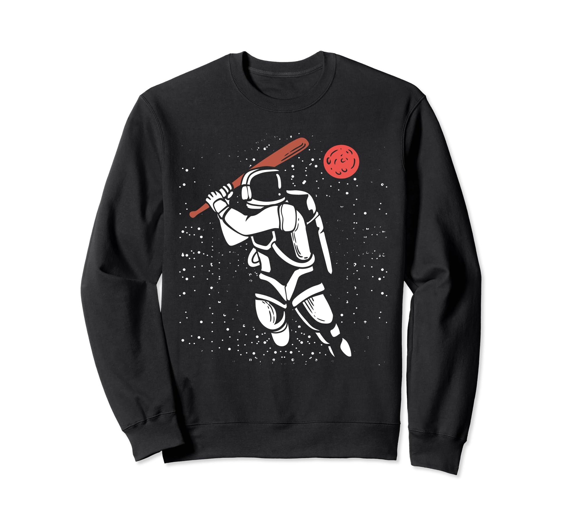 Astronaut Home Run Pitcher Sweatshirt - Novelty Apparel Men Women - T-Shirt, Sweatshirt, Hoodie