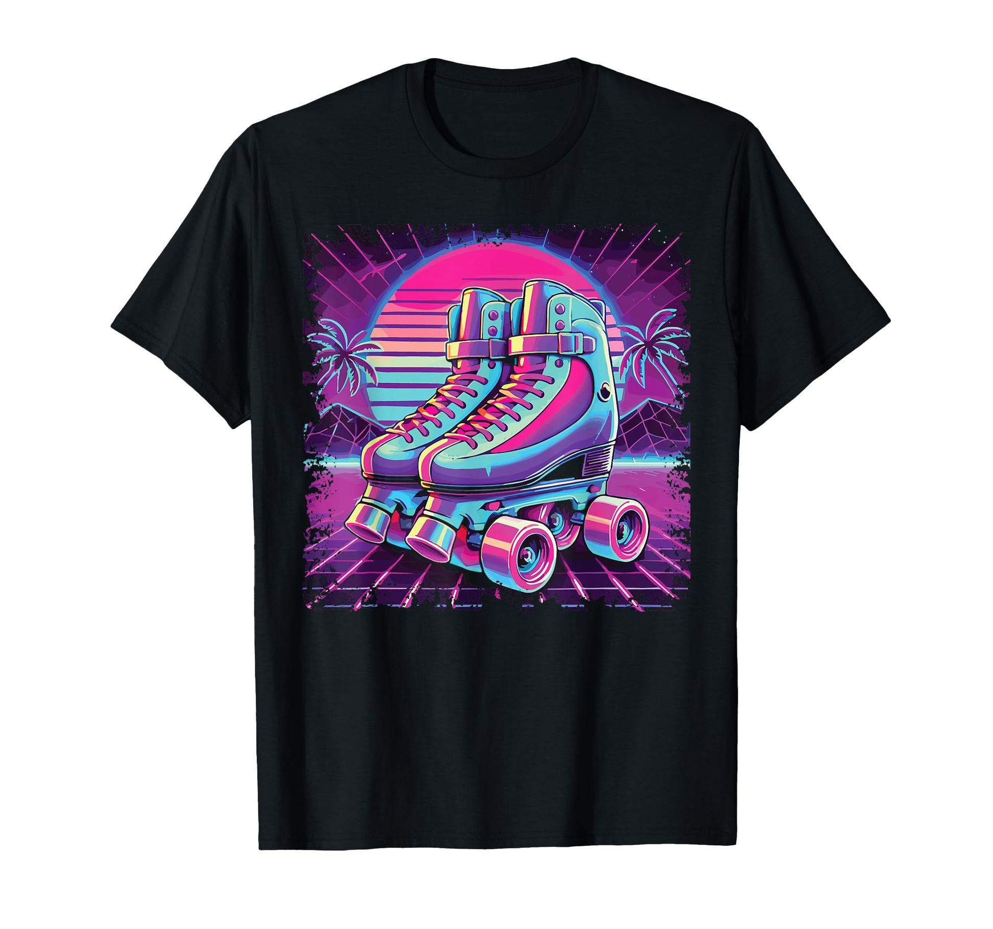 Roller Skating Skate Vaporwave T-Shirt - Casual Everyday Wear Men Women - T-Shirt, Sweatshirt, Hoodie