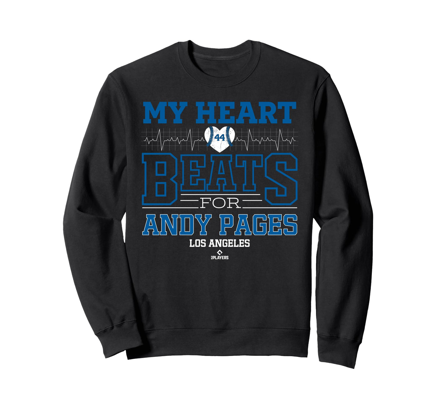 My Heart Beats Andy Pages Los Sweatshirt - Casual Everyday Wear Men Women - T-Shirt, Sweatshirt, Hoodie