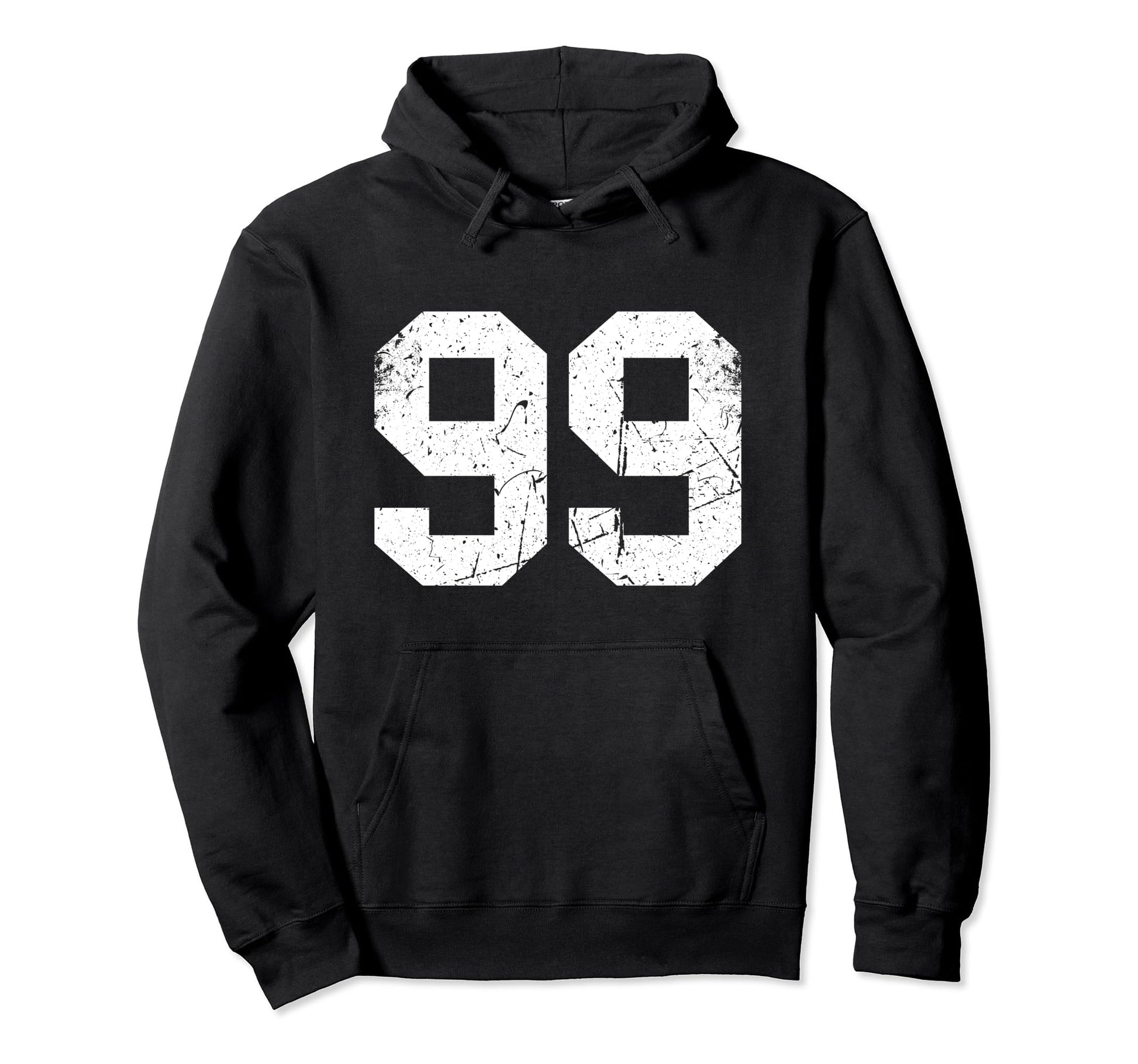 Number 99 Varsity Number Hoodie - Novelty Apparel Men Women - T-Shirt, Sweatshirt, Hoodie