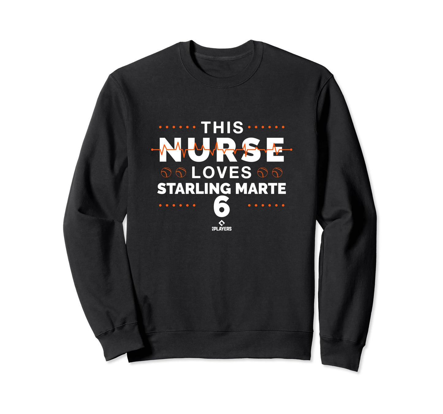 This Nurse Loves Starling Marte Sweatshirt - Minimalist Print Unisex - T-Shirt, Sweatshirt, Hoodie